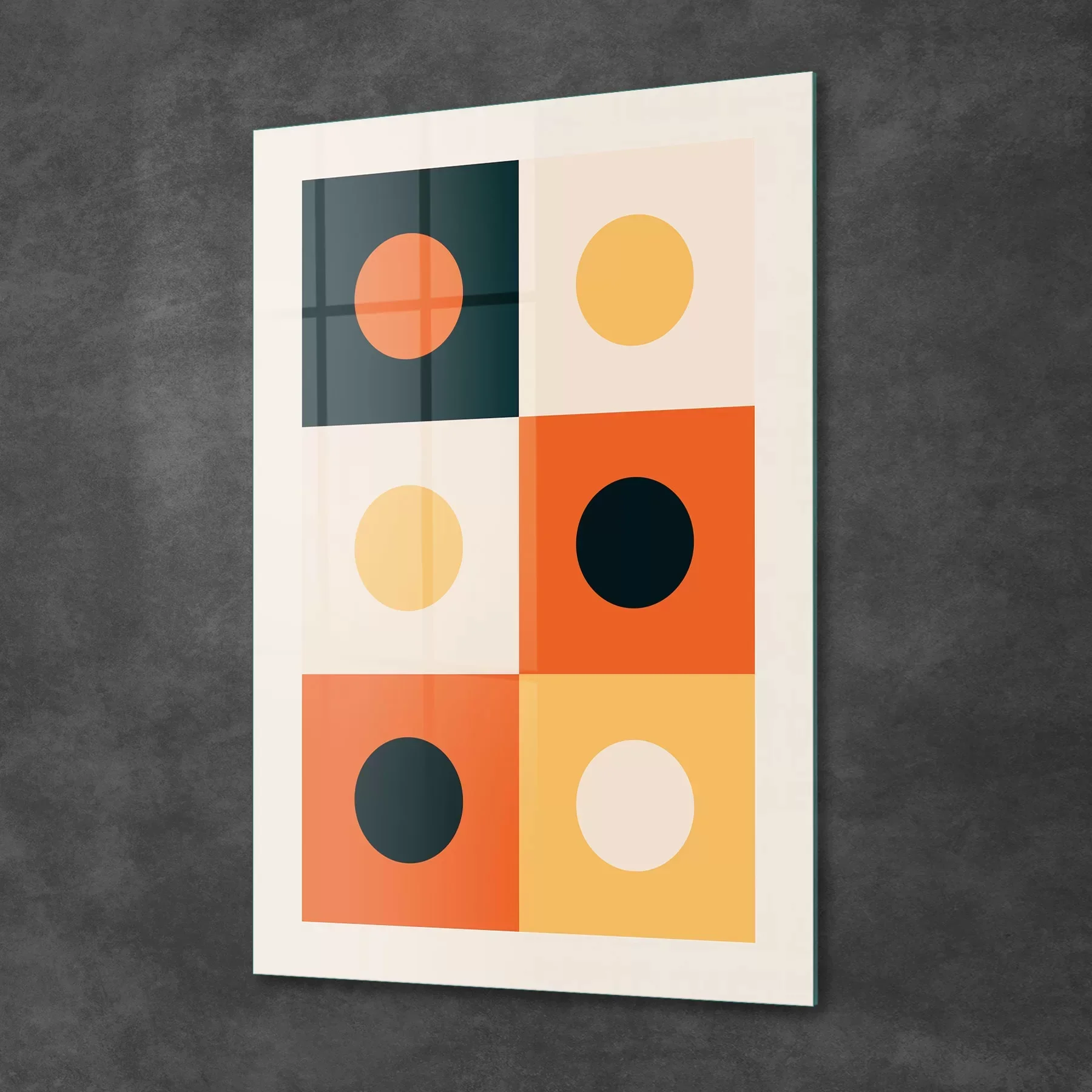 Picture of Decovetro Cam Tablo Bohem Colour Dots 50x70 cm