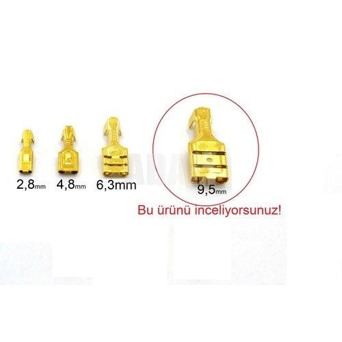 Picture of 9,5 Tırnaklı Dişi Terminal Fiş 100 Adet