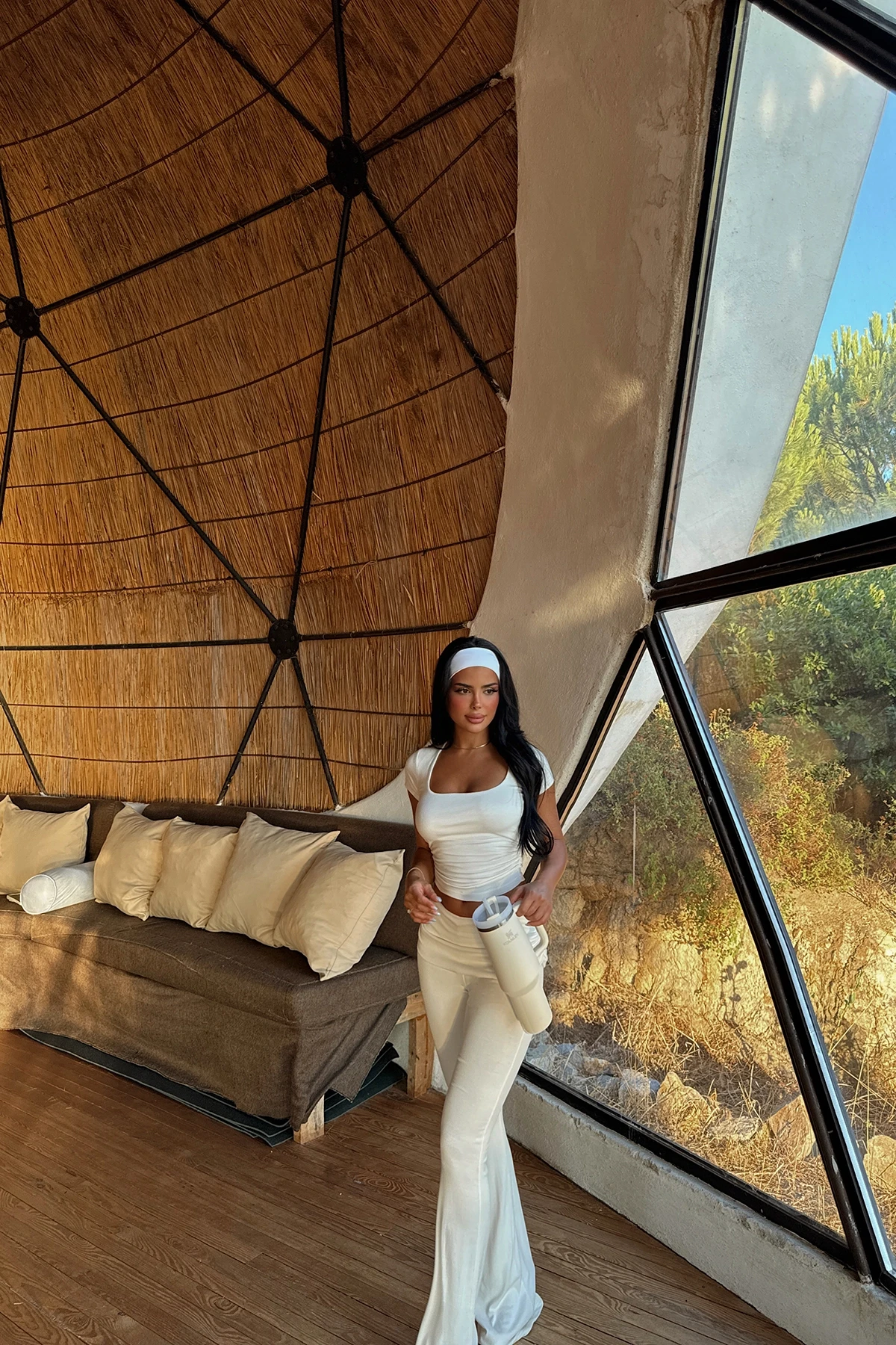 Picture of White Trouser Suit