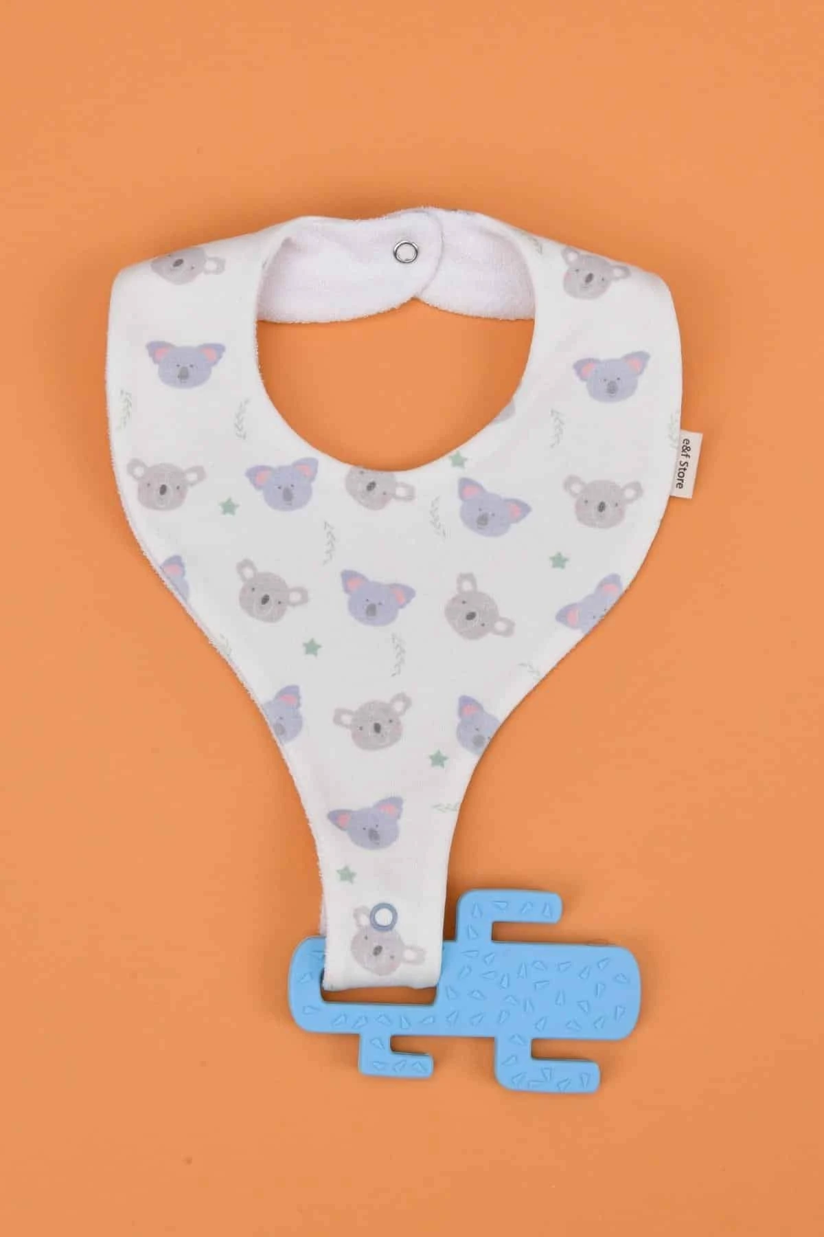 Picture of İkinci Şans - Sıvı Geçirmez Emzik Tutucu Mama Önlüğü - Sevimli Koala