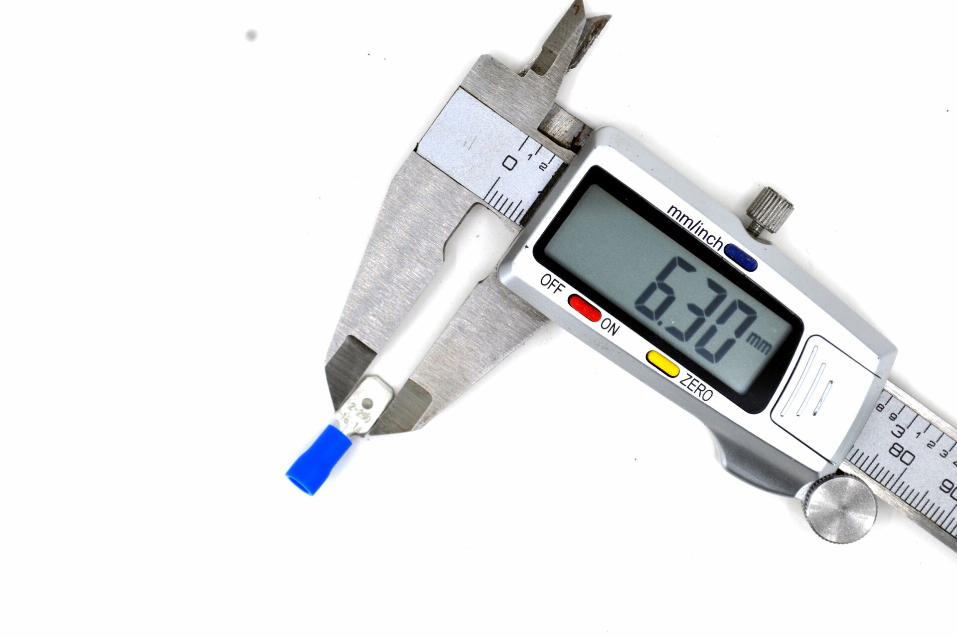 Picture of 200 Adet 1,50-2,50mm Kablo Ucu 6,3 Erkek Mavi Izolasyonlu Sıkmalı MT-SKEM63