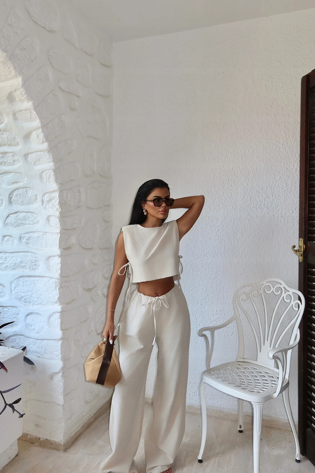 Picture of Beige Lali Two Piece Suit