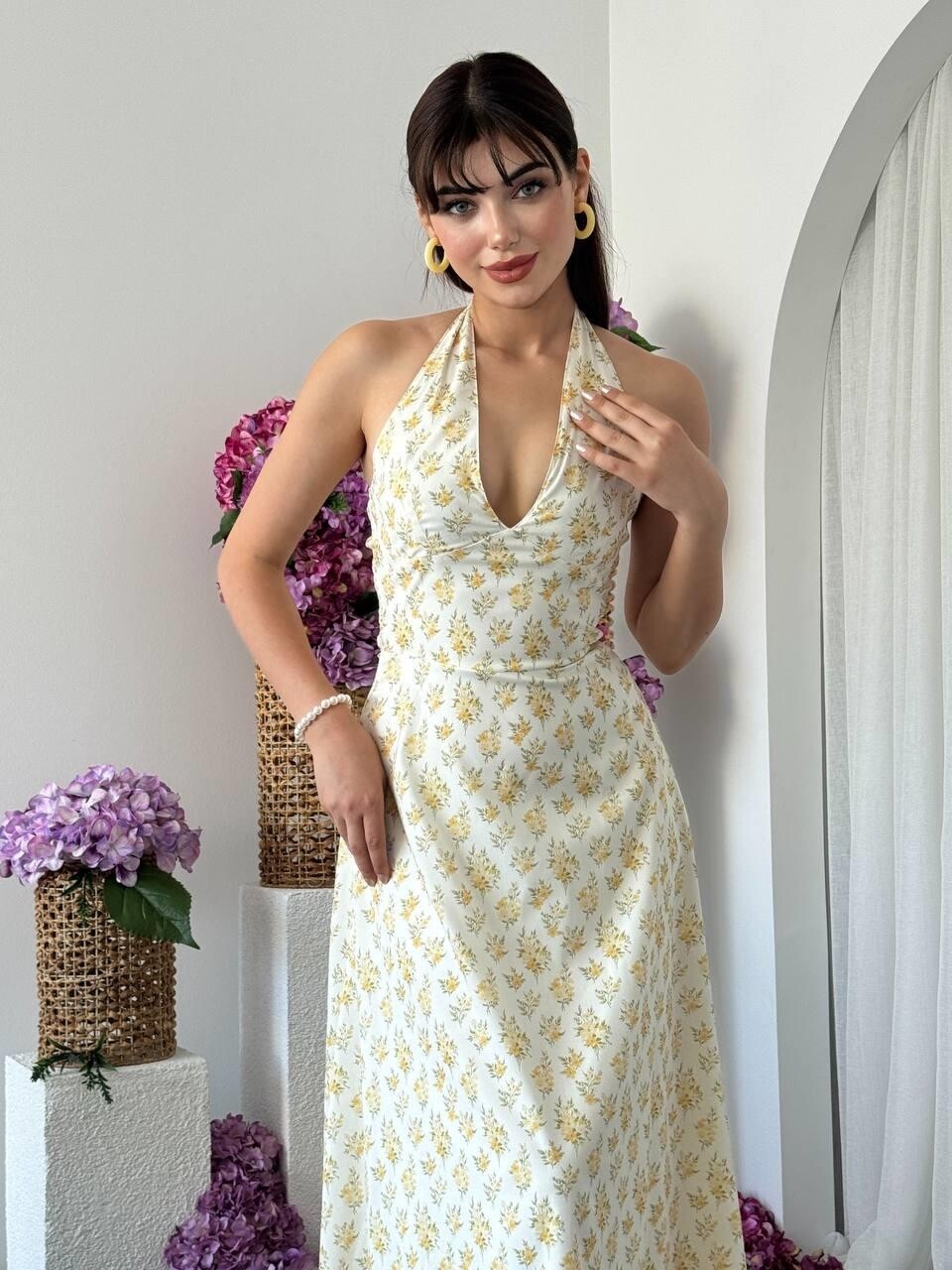 Picture of Spen Boyun Bağlamalı Elbise