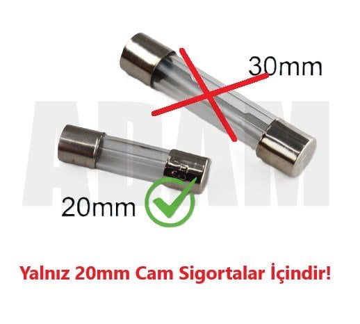 Picture of 5X20 Mini Cam Sigorta Yuvası Kablolu