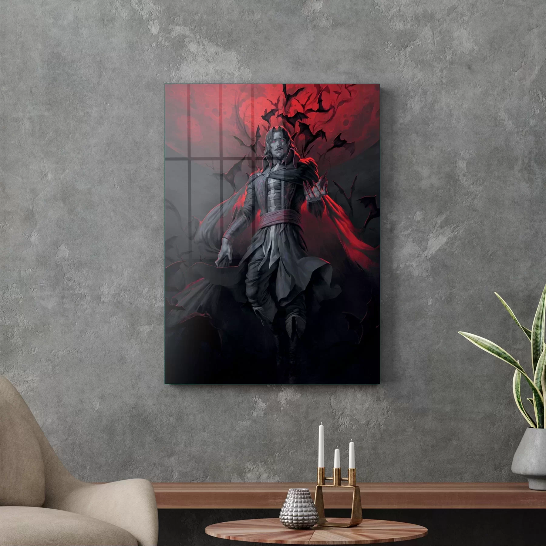Picture of Decovetro Cam Tablo Castlevania Alucard 70x100 cm