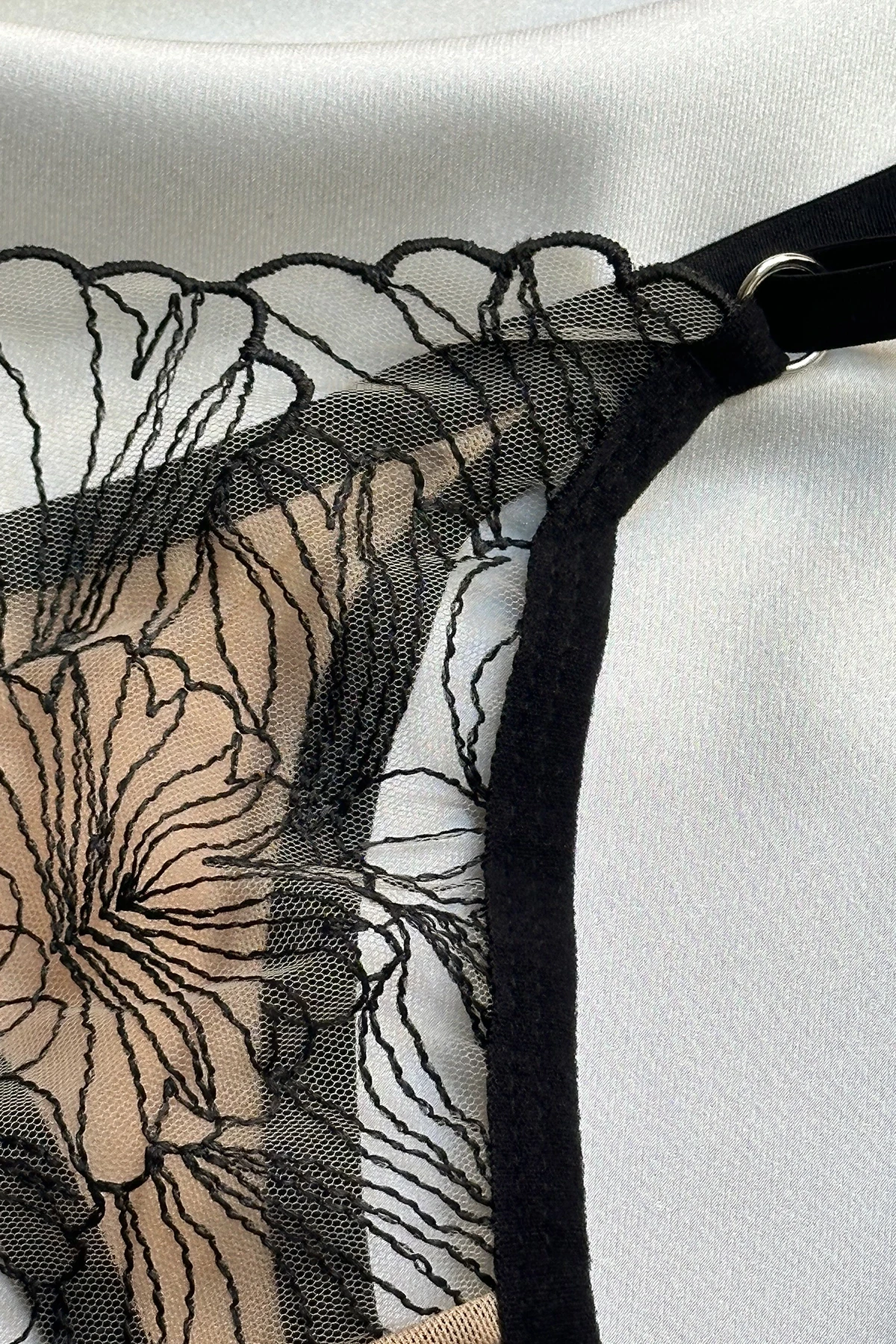 Picture of Cream Lace Detailed Underwear
