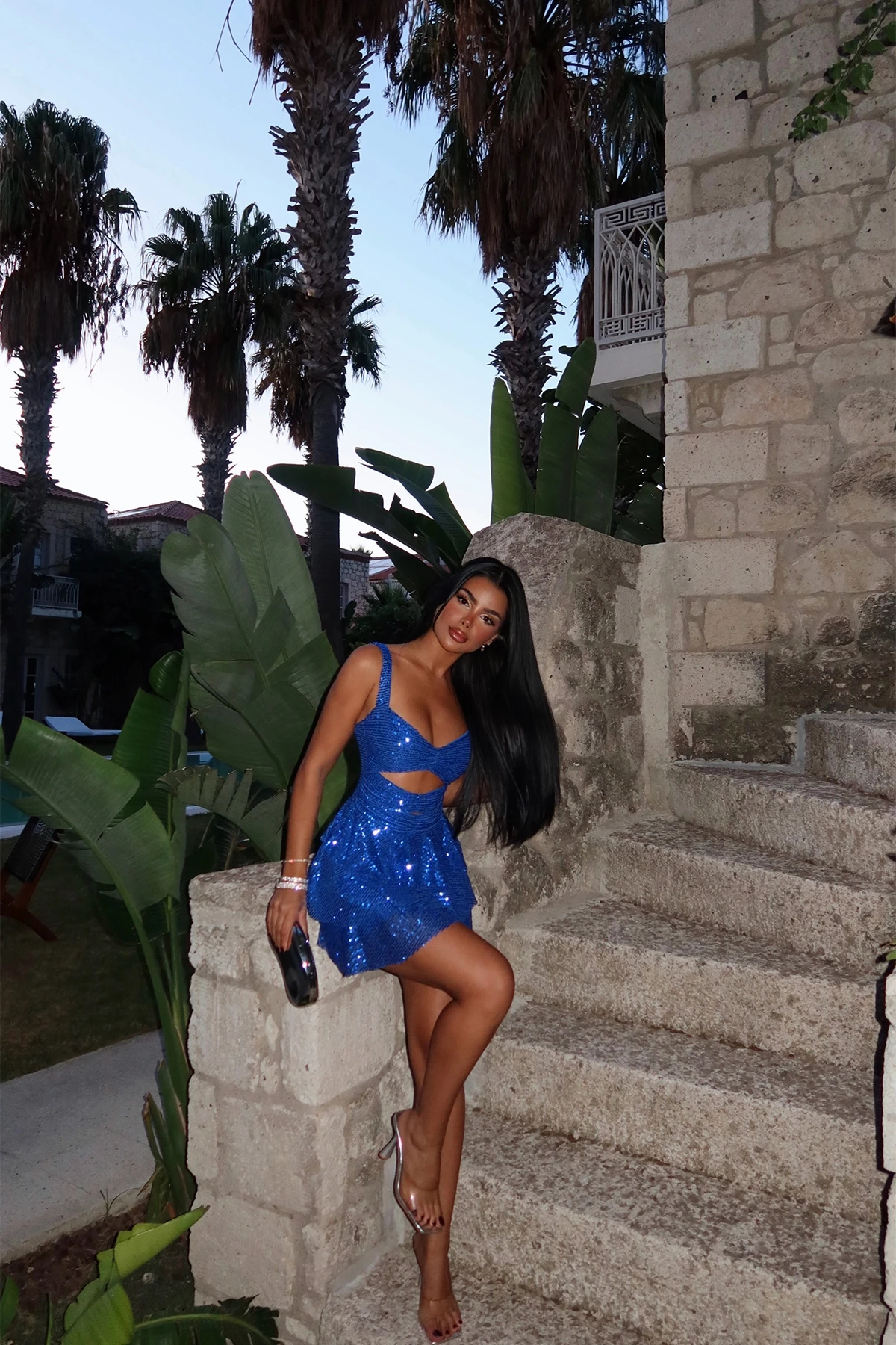 Picture of Saks Back Detail Dress