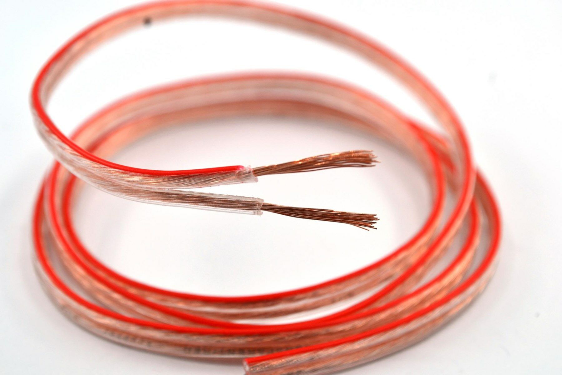 Picture of 2X0,75mm² Bitişik Hoparlör Kablosu Şeffaf