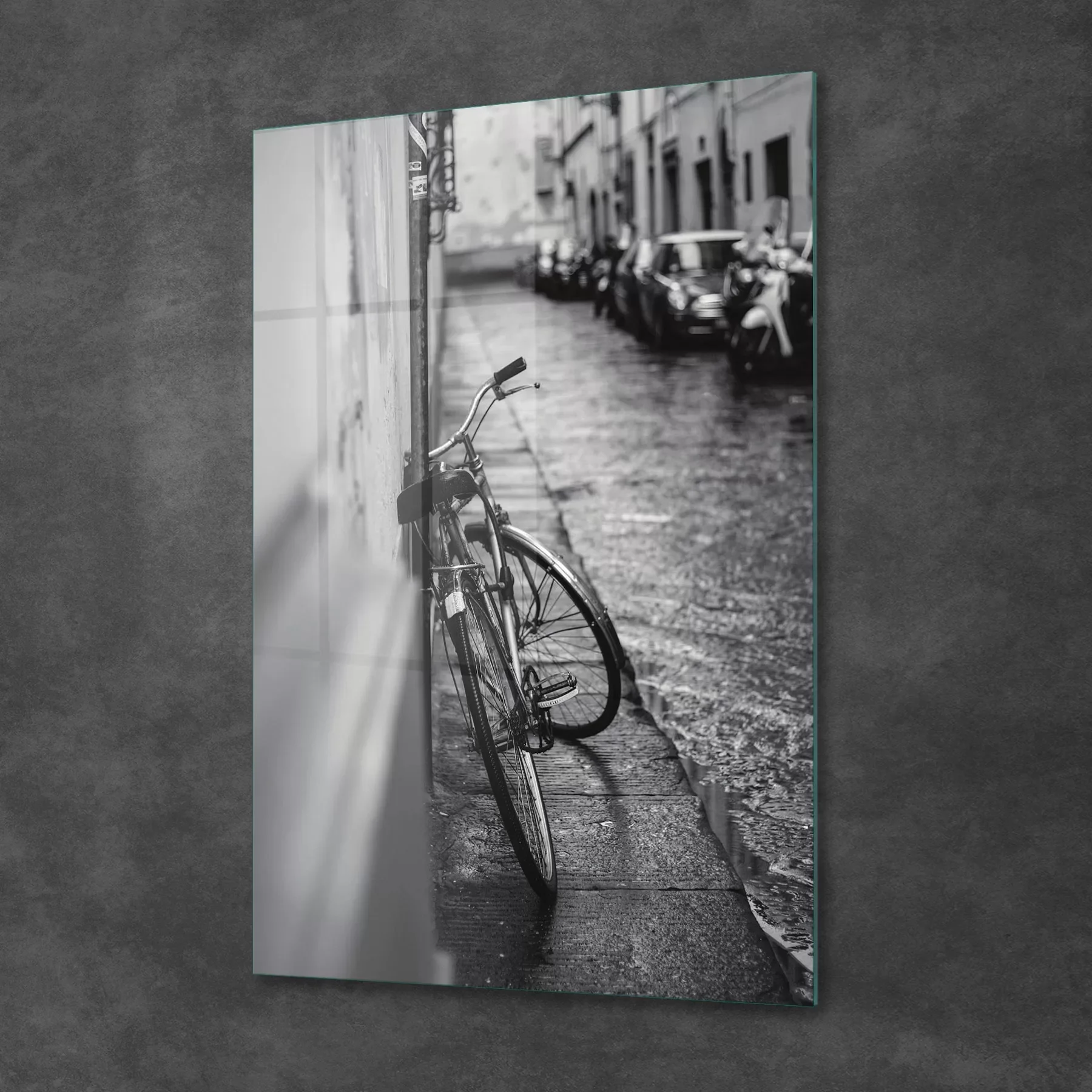 Picture of Decovetro Cam Tablo Vintage City Bycle 50x70 cm