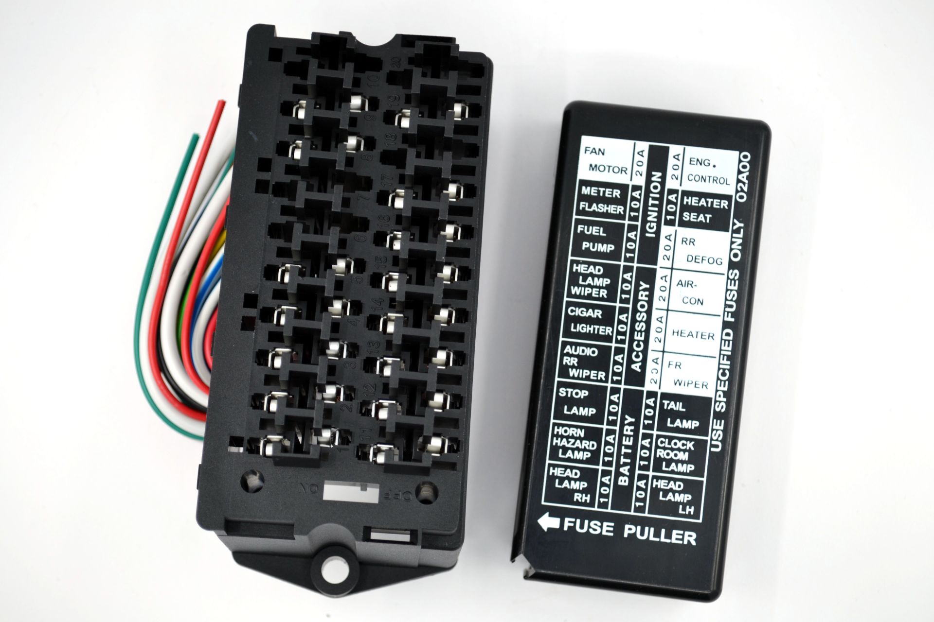 Picture of Üniversal Bıçak Sigorta Kutusu 15 Yuvalı Bakır Kablolu