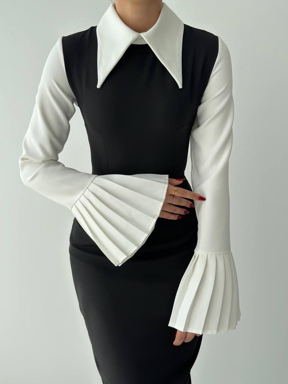 Picture of Katanya Uzun Yaka Elbise