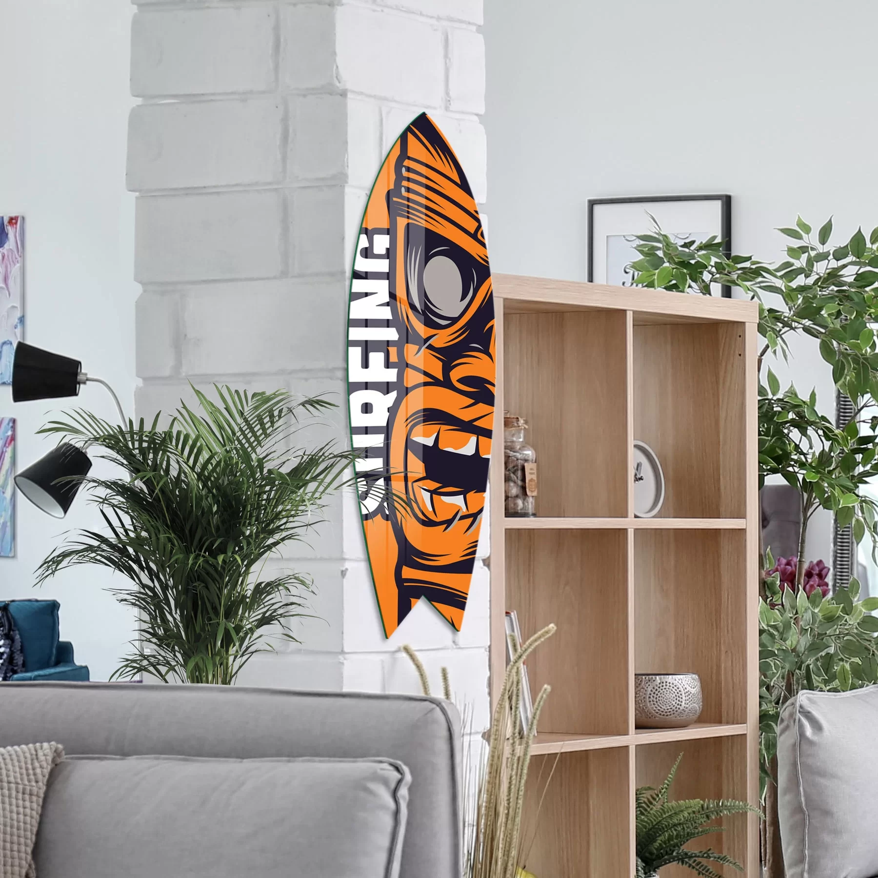 Picture of Decovetro ST 4079 Dekoratif Cam Sörf Tahtası 33x100 Cm