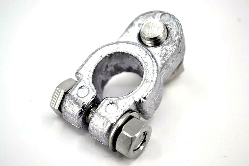 Picture of Ağır Hizmet Man Tipi Kurşun Akü Kutup Başı Artı A2-70 Krom Civata Somun