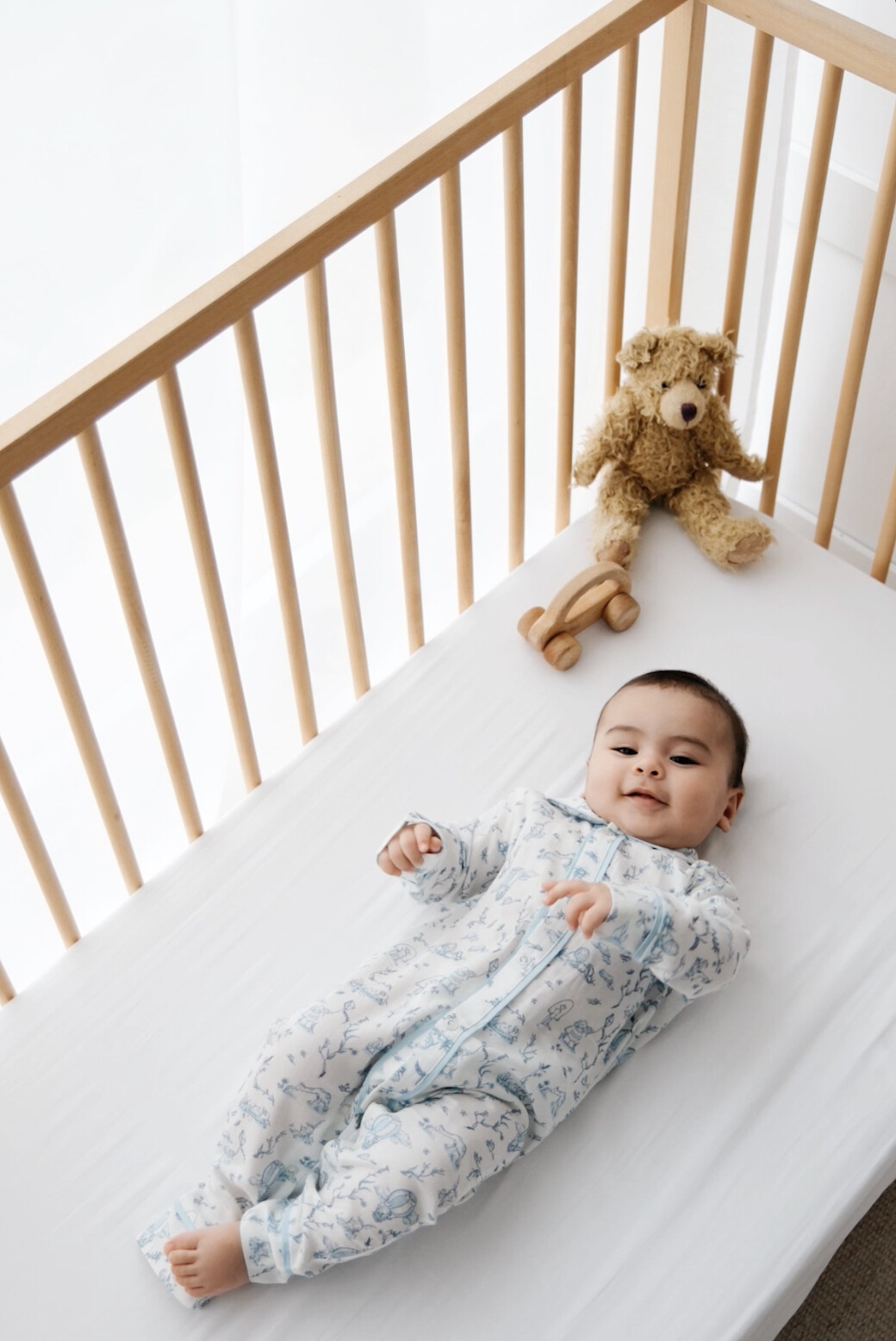 Picture of Pamuk Saten Tulum - Toile De Jouy / Mavi