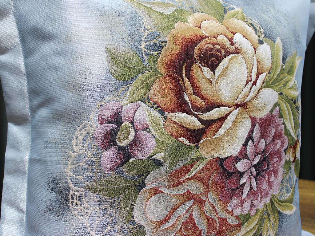 Picture of Çeyiz Diyarı Goblen Lüx 2 Li Kırlent Kılıfı Gri