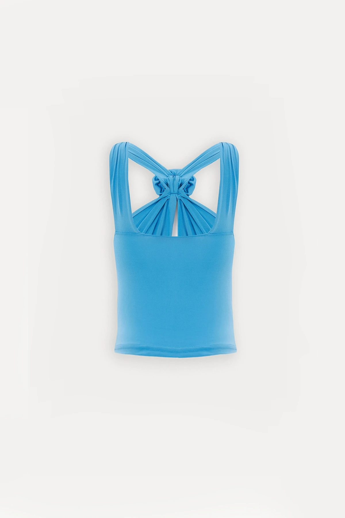 Picture of Blue Rose Detail Crop Top