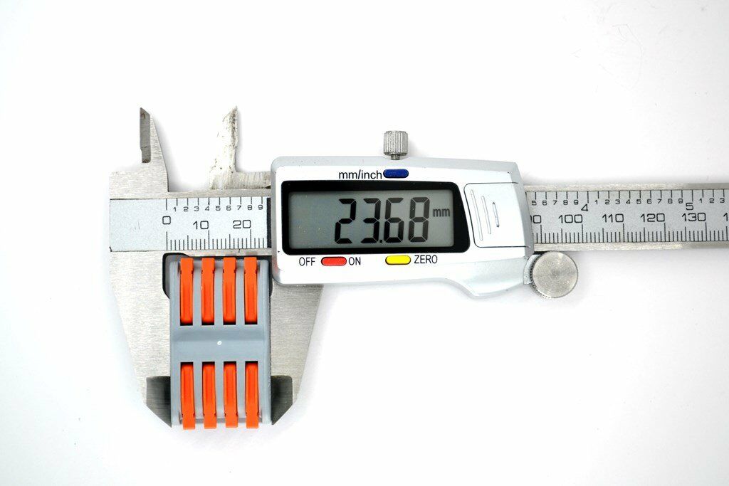 Picture of 10 Adet 4 Giriş 4 Çıkış Kablo Konnektörü Mandallı Buat Klemensi MT-KL0404