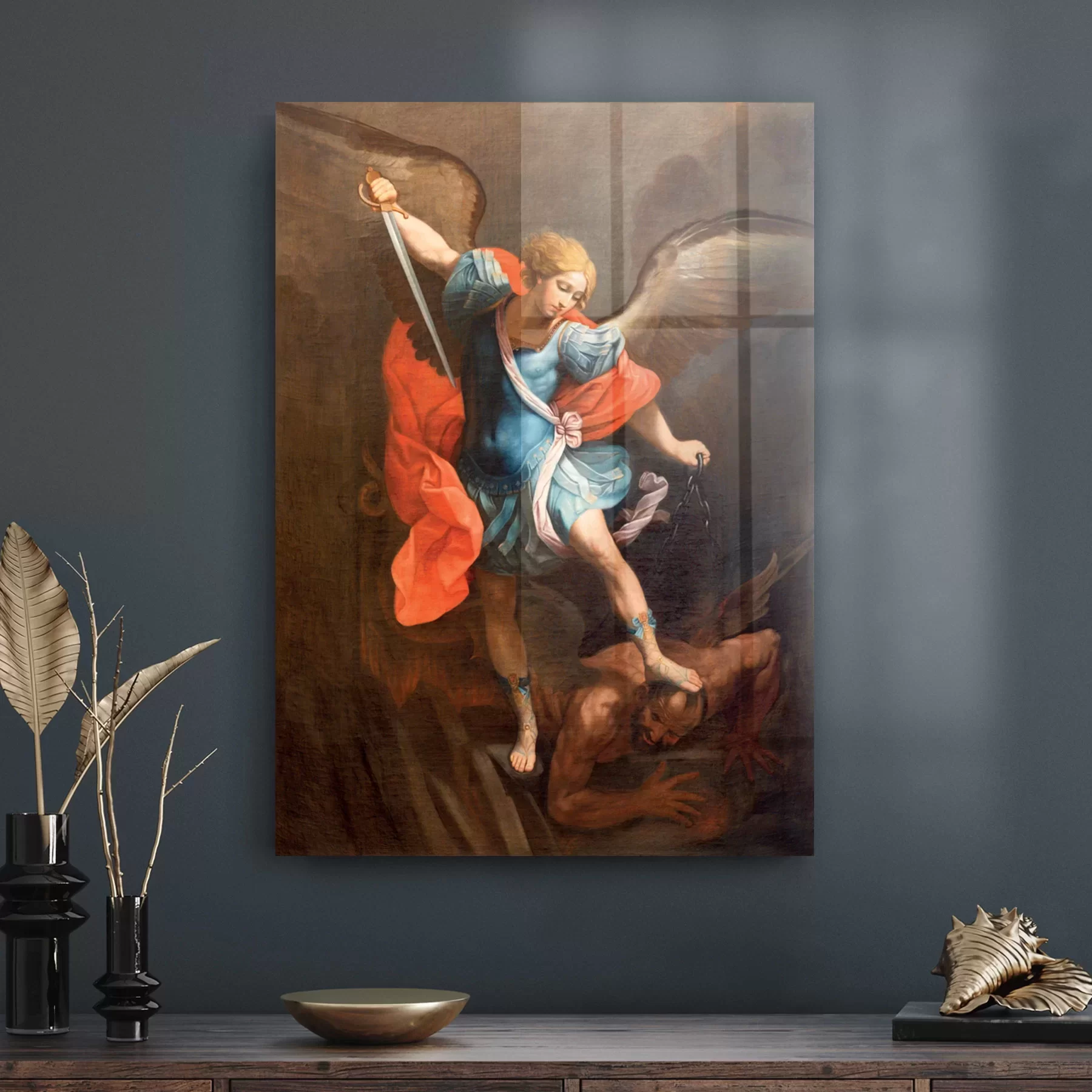 Picture of Decovetro Cam Tablo Aesthetic Middle Era Warrior 30x40 cm