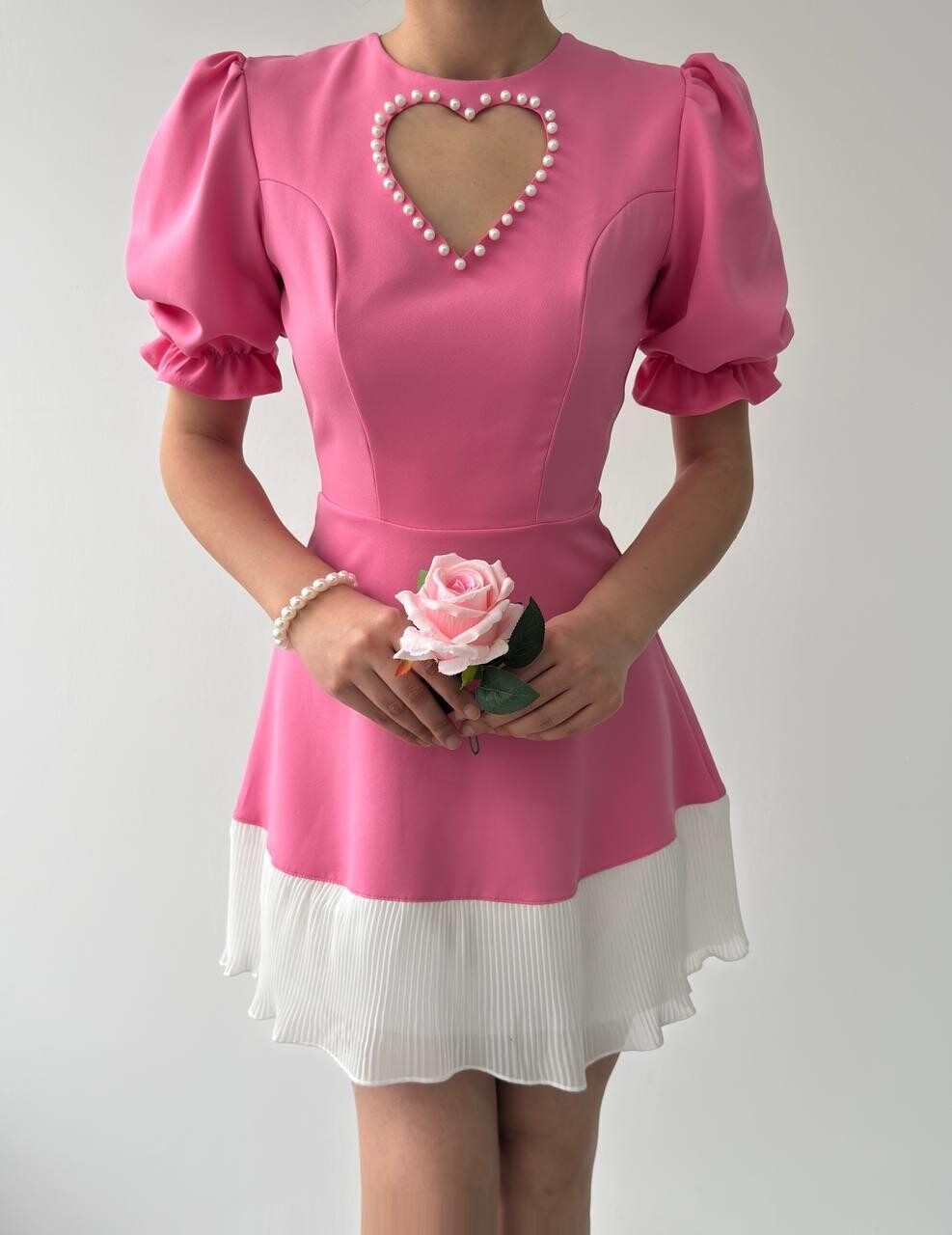 Picture of Safe Kalp Detaylı Elbise