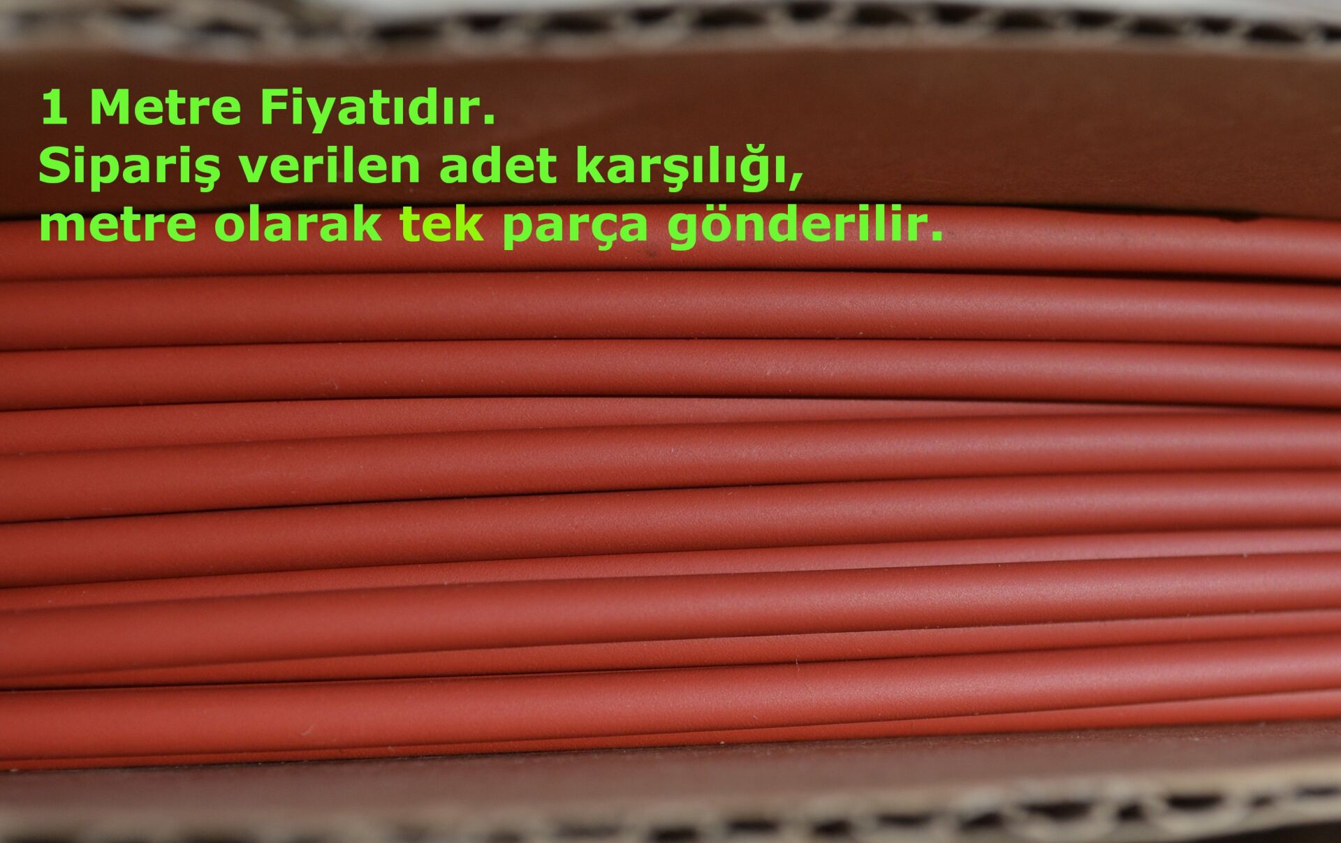 Picture of 3,2mm Kırmızı Isı İle Daralan Makaron Kablo Izolasyon