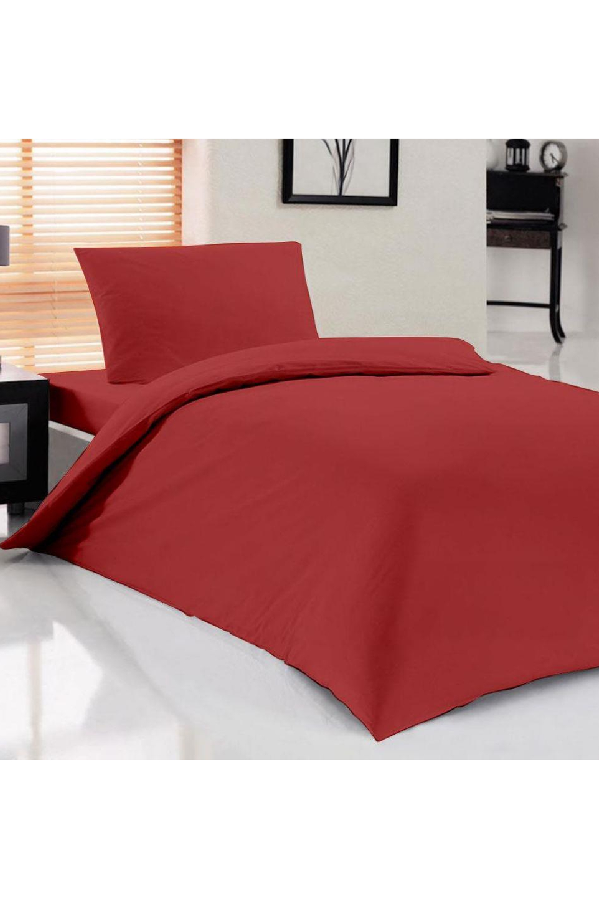 Picture of Çeyiz Diyarı Pure Tek Kişilik Nevresim Seti Kırmızı