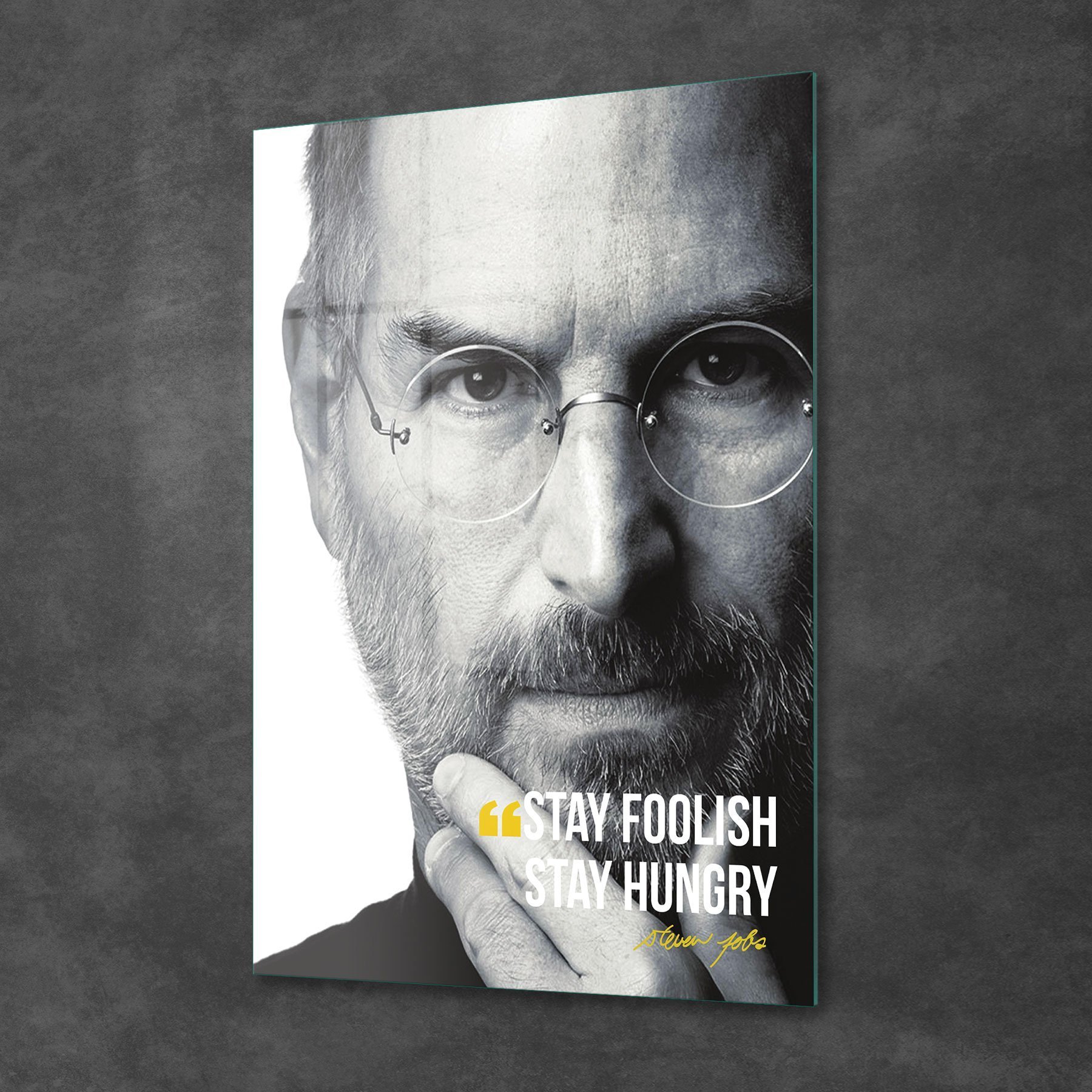 Picture of Decovetro Cam Tablo Steve Jobs Quotes 50x70 cm