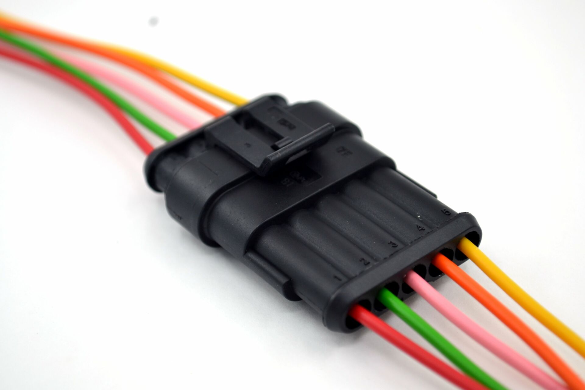Picture of 1 Takım 5 Pin Kablolu Süper Seal Elektrik Soketi Su Geçirmez Konnektör MT-12
