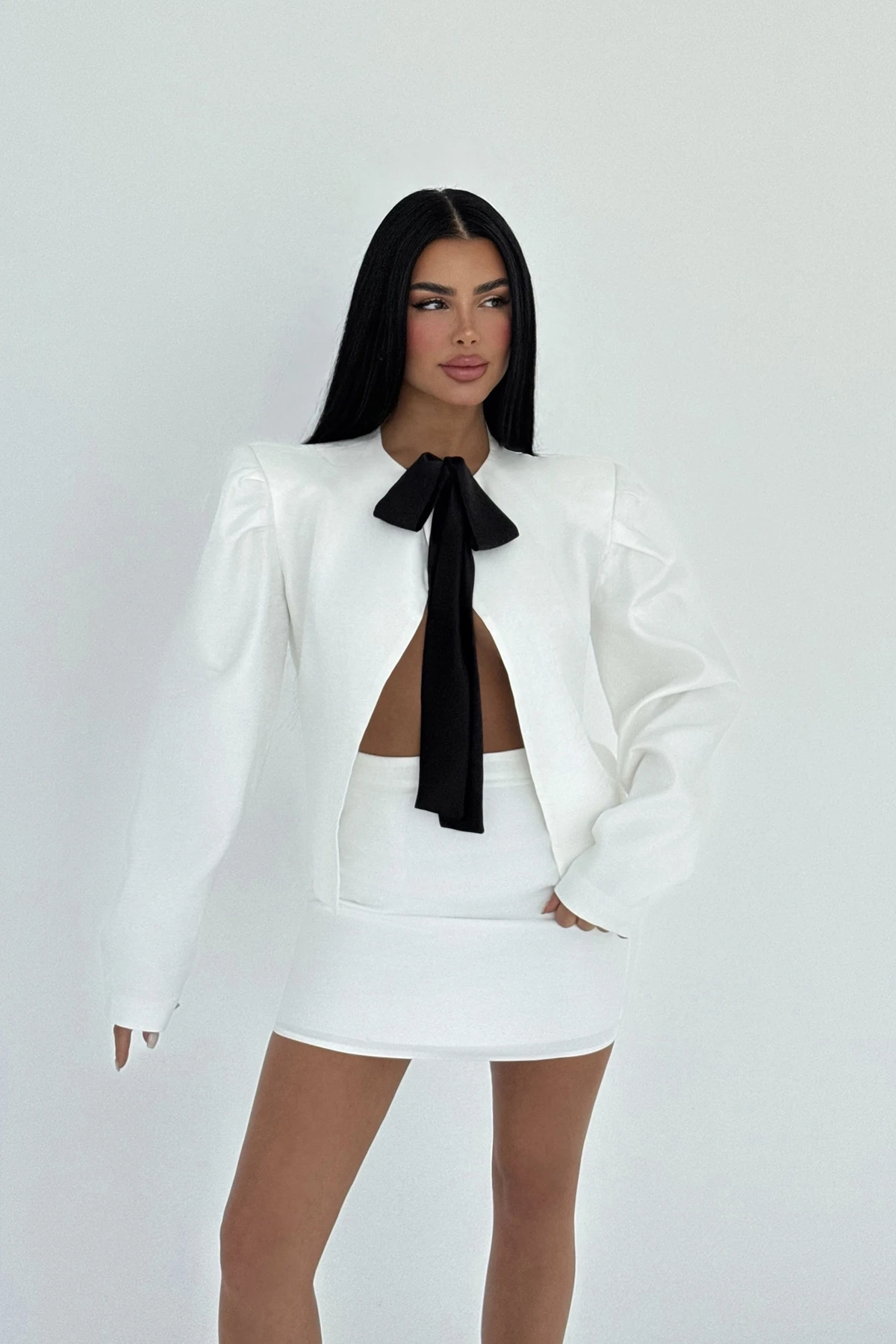 Picture of White Skirt Suit