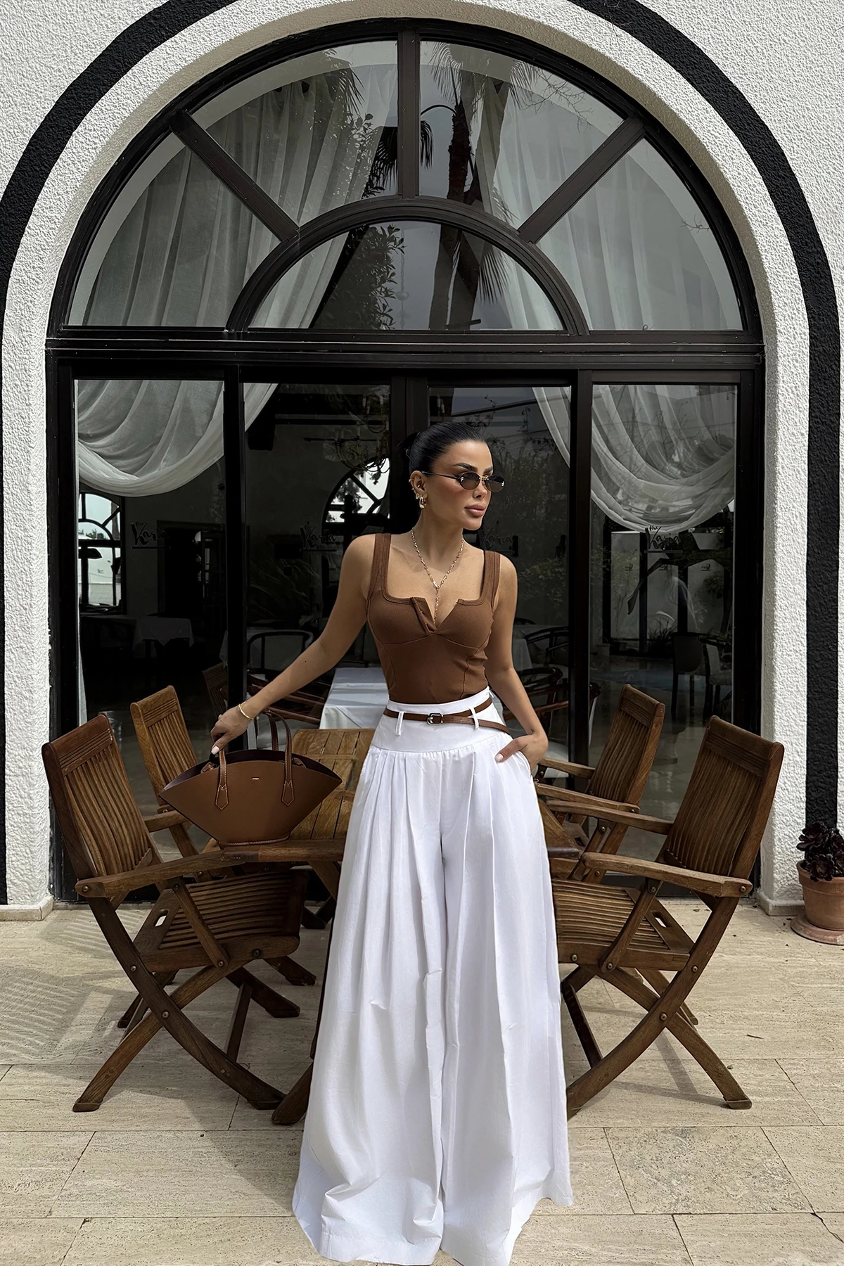 Picture of White Merian Trousers