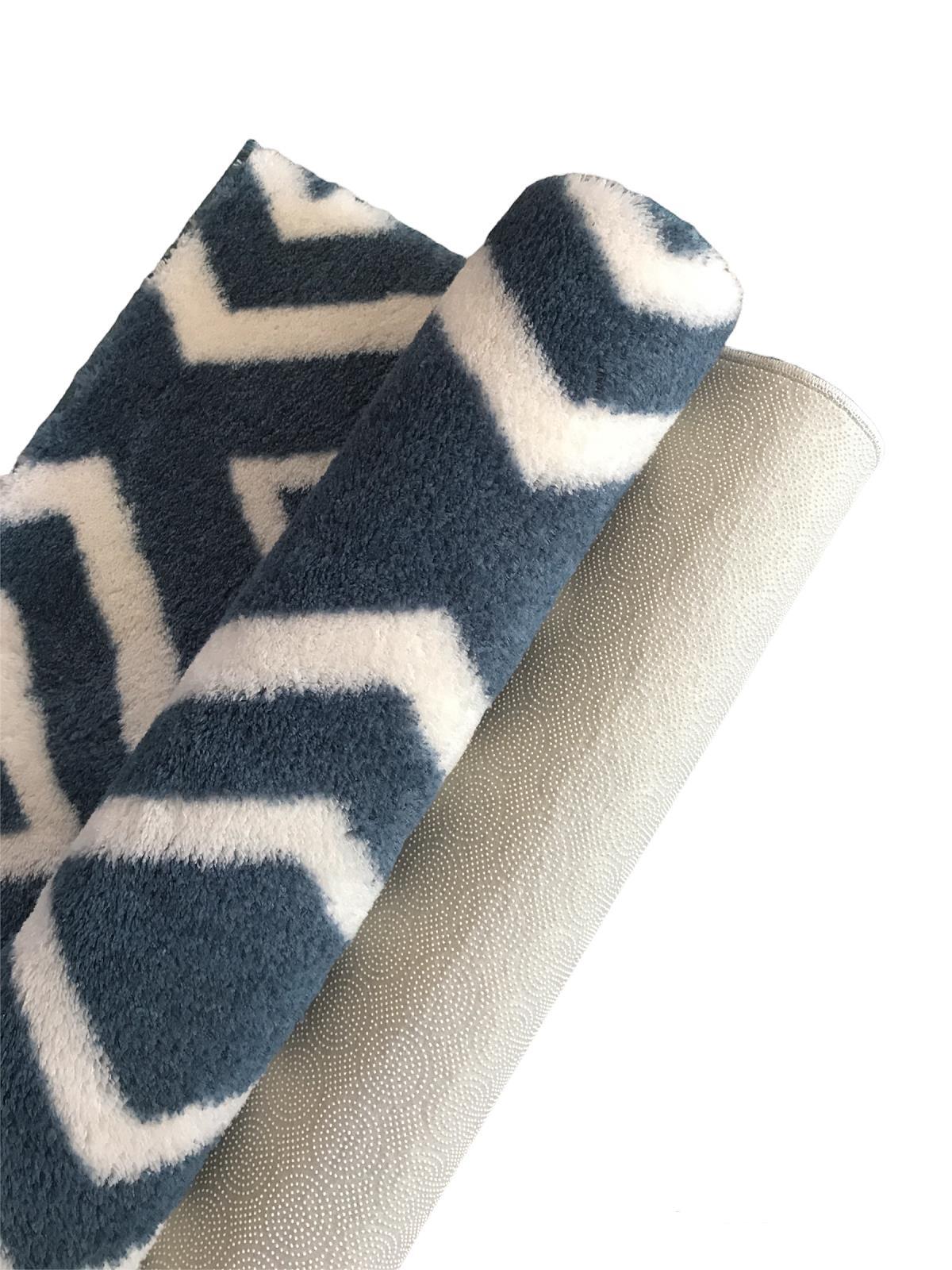 Picture of Jassrug Royal Kaymaz Taban Banyo Halısı 50x80 Karo Petrol