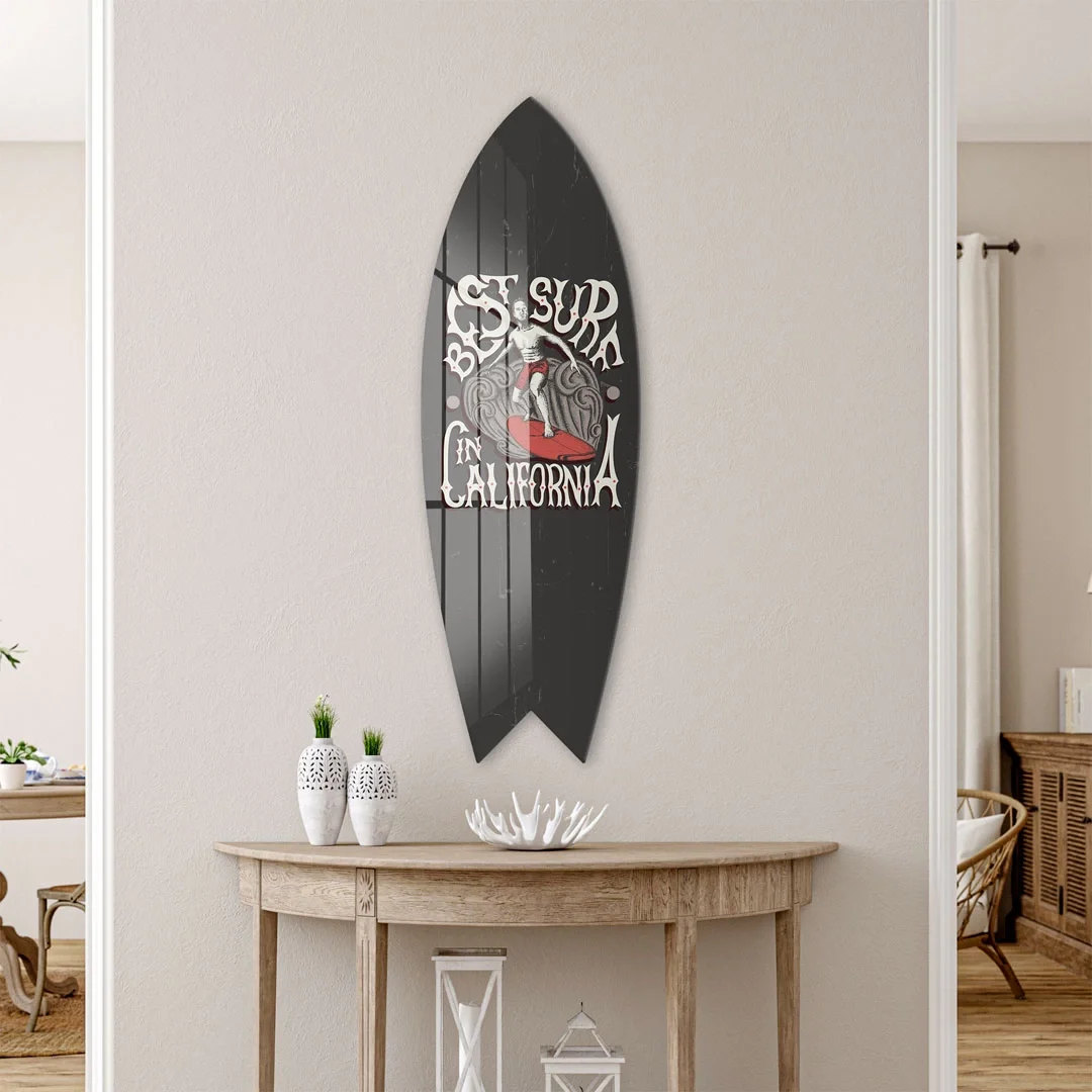 Picture of Decovetro ST 4039 Dekoratif Cam Sörf Tahtası 33x100 Cm