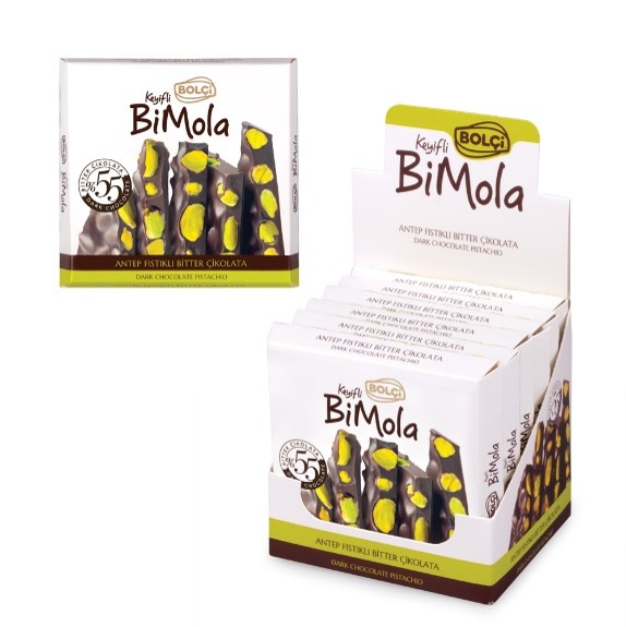 Picture of DARK CHOCOLATE PISTACHIO TABLET 70g