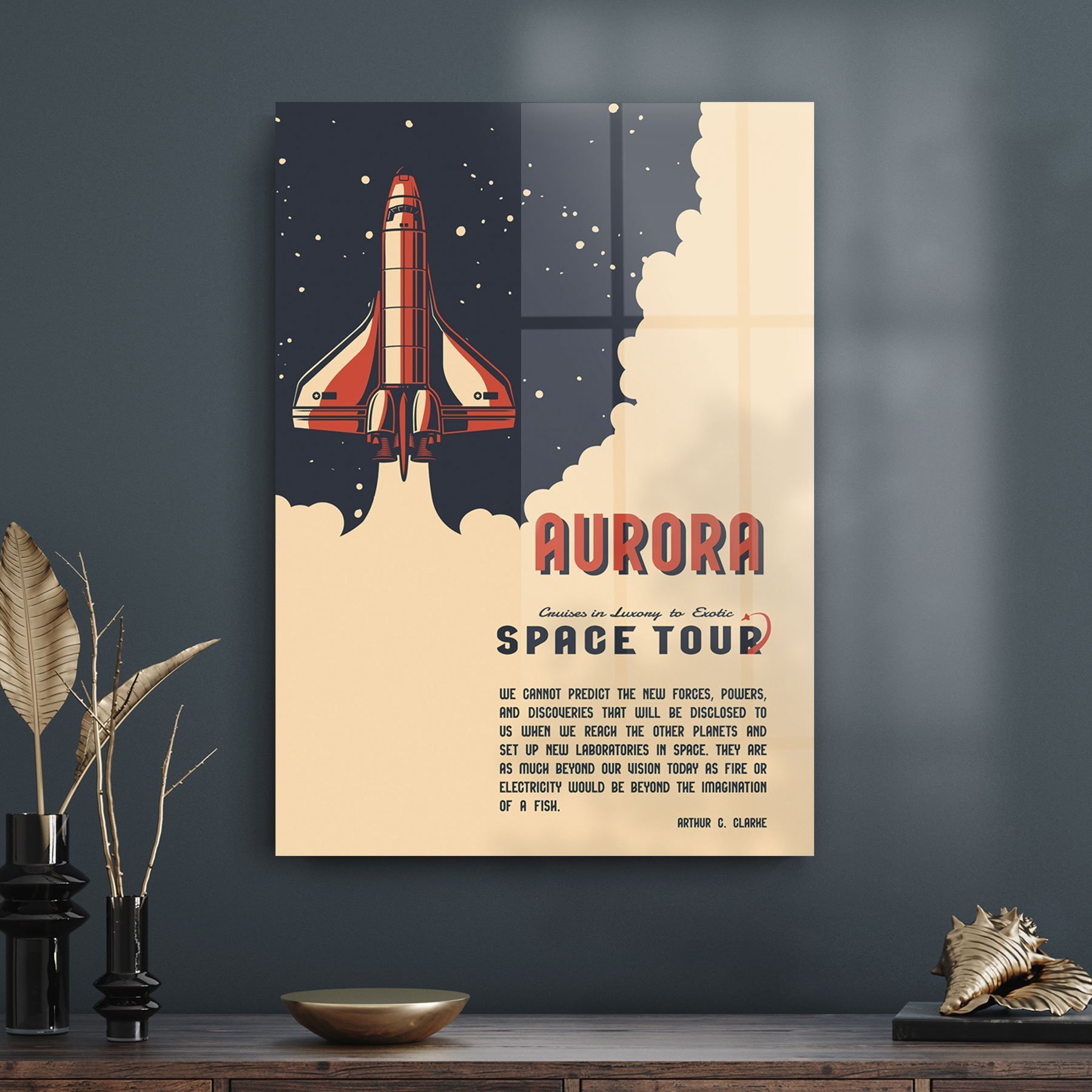 Picture of Decovetro Cam Tablo Space Adventure 30x40 cm