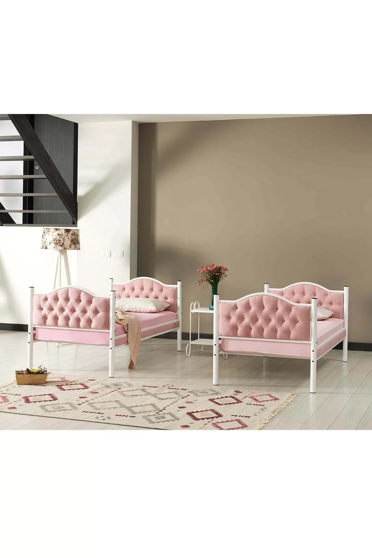 Picture of Melis Çift Katlı Metal Ranza Ve Karyola 90x190