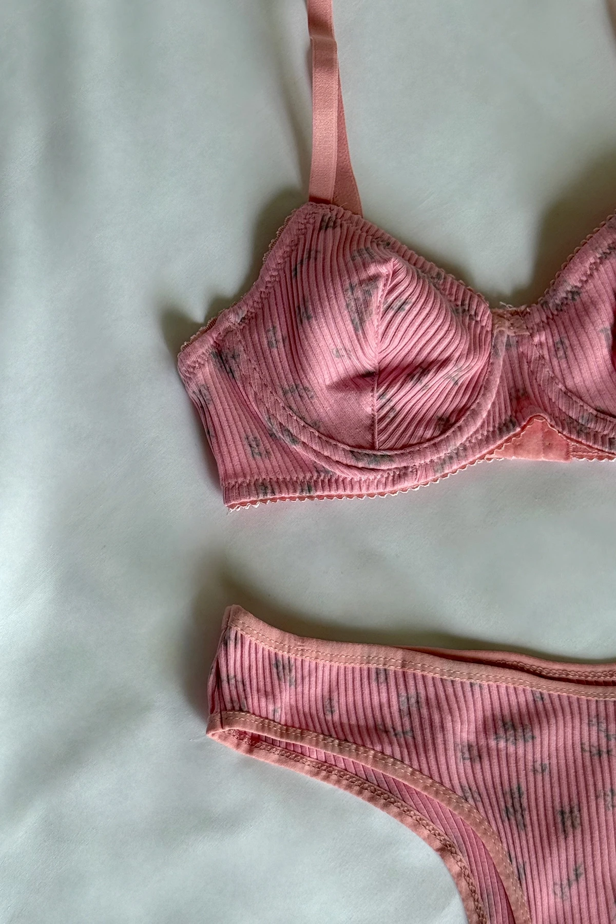 Picture of Pink Flower Pattern Underwear