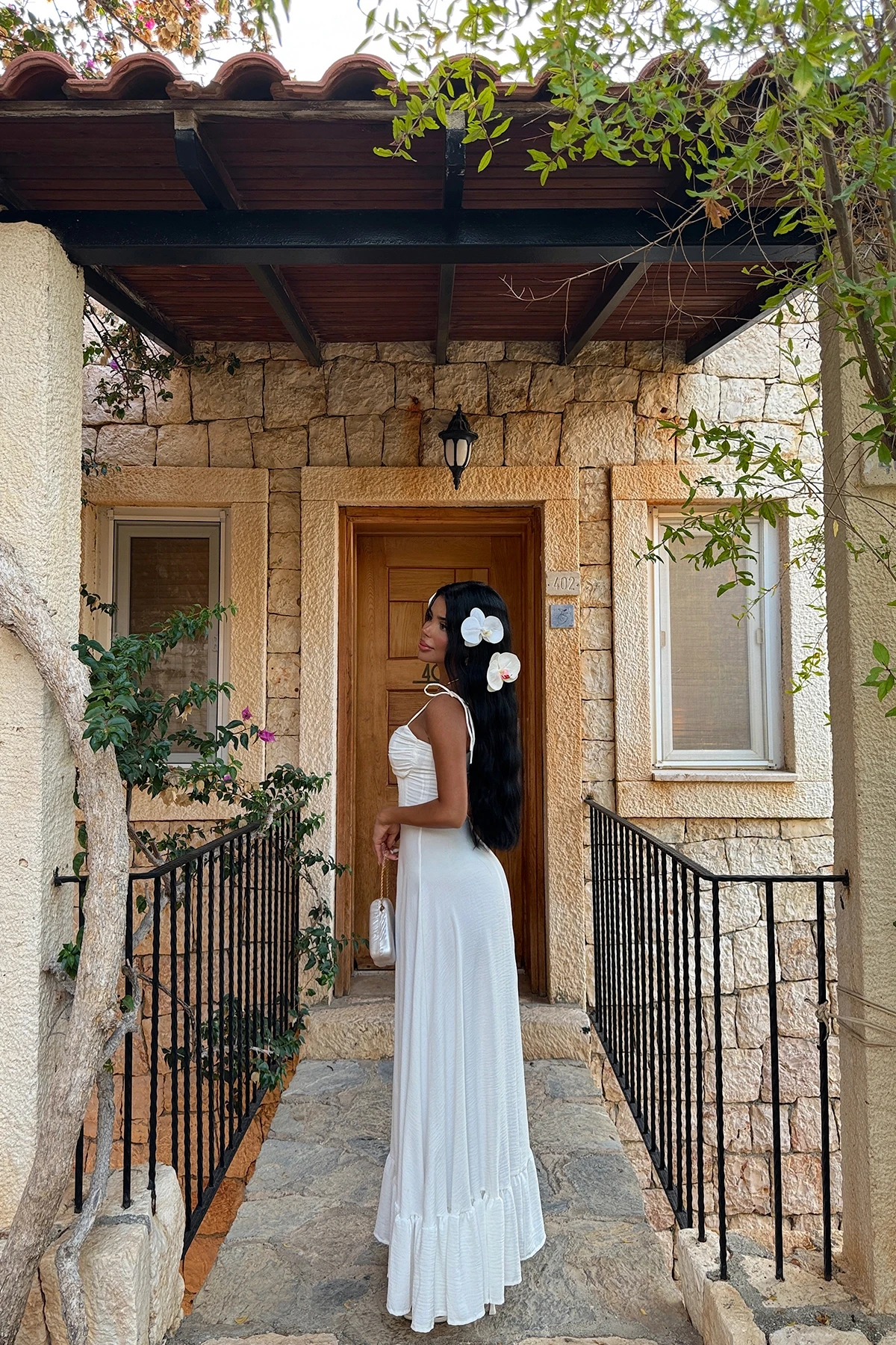 Picture of White Tied Dress