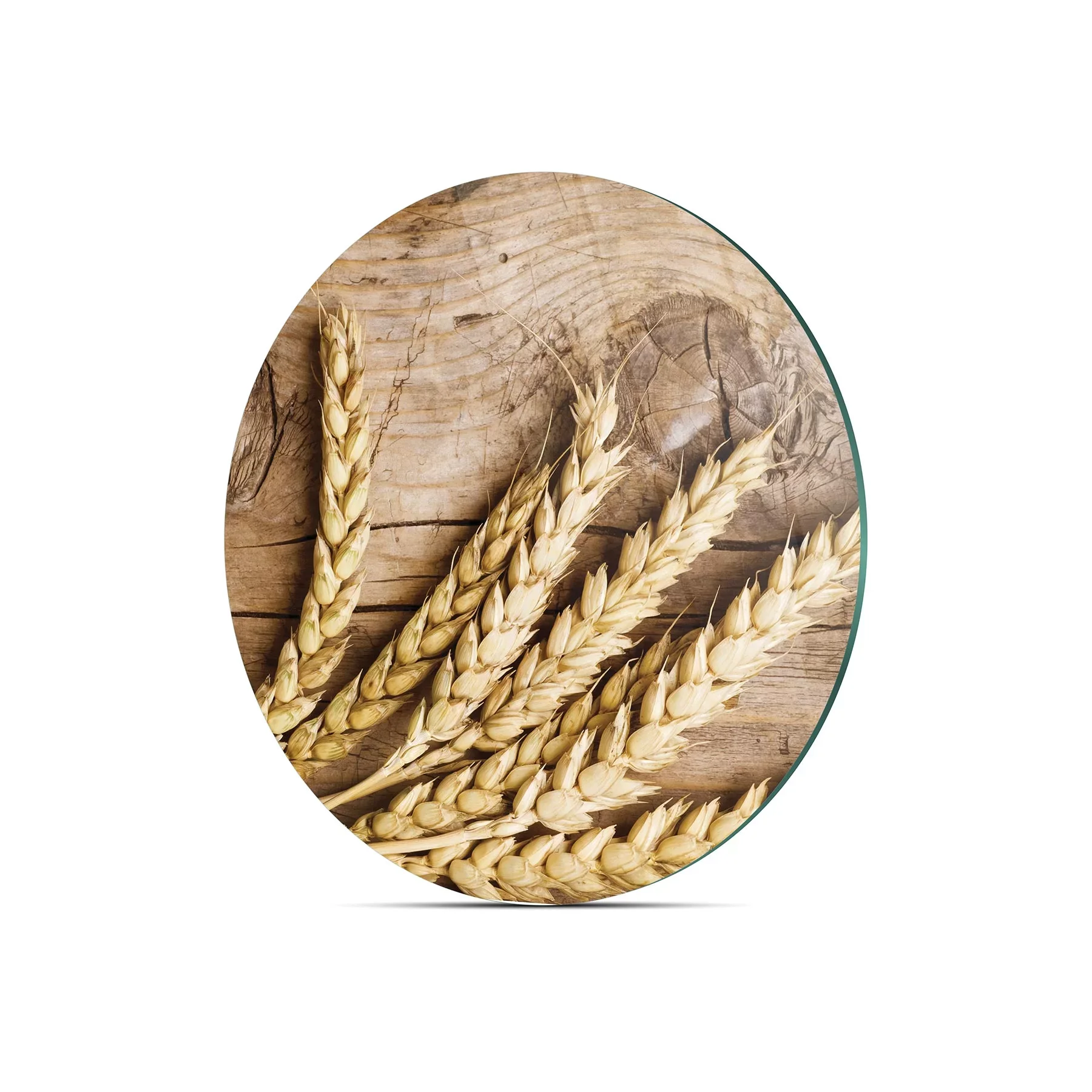 Picture of Decovetro Cam Kesme Tahtası ve Sunumluk Yuvarlak Burçak Desenli 30x30 Cm