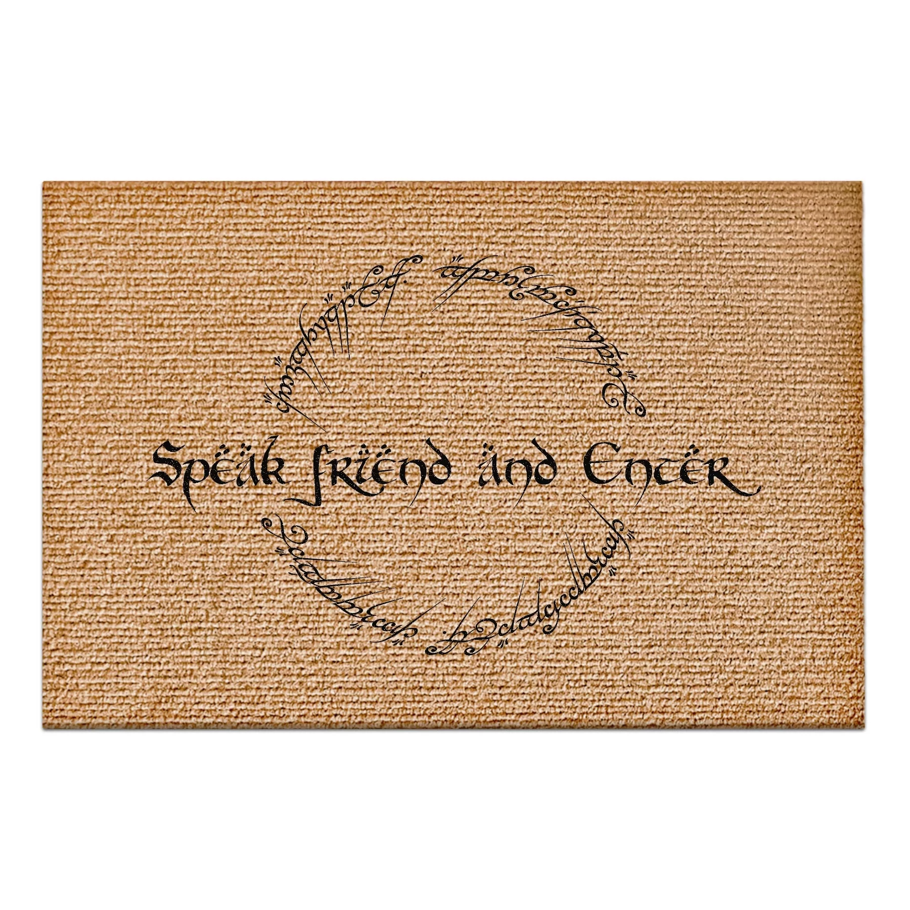 Picture of Decovetro Halı Paspas Yüzüklerin Efendisi Speak Friend Desenli 40 x 60 Cm