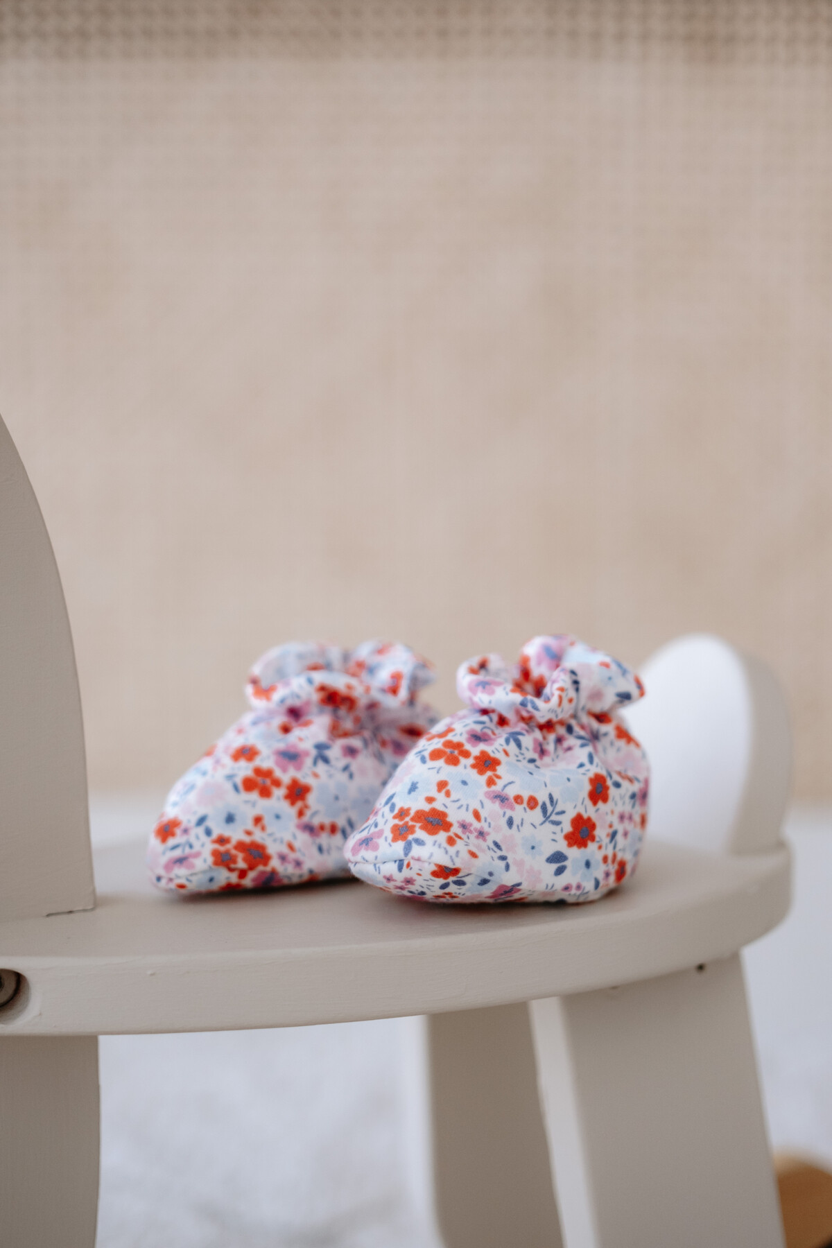 Picture of Bebek Patiği - Minik Çiçekler / Kırmızı