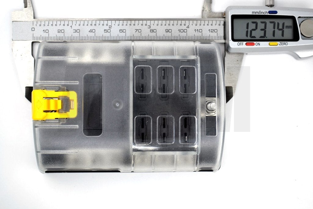 Picture of Blok Bıçak Sigorta Kutusu 6 Port Etiketli MT-SY06BLOK