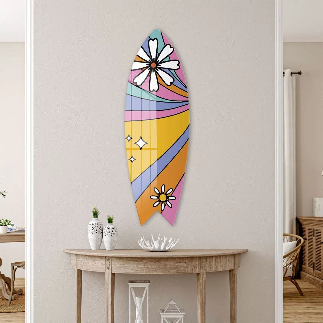 Picture of Decovetro ST 4064 Dekoratif Cam Sörf Tahtası 33x100 Cm