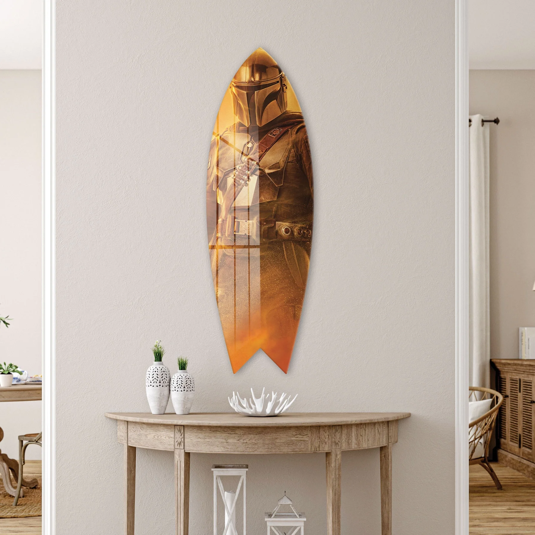 Picture of Decovetro ST 4099 Dekoratif Cam Sörf Tahtası 33x100 Cm