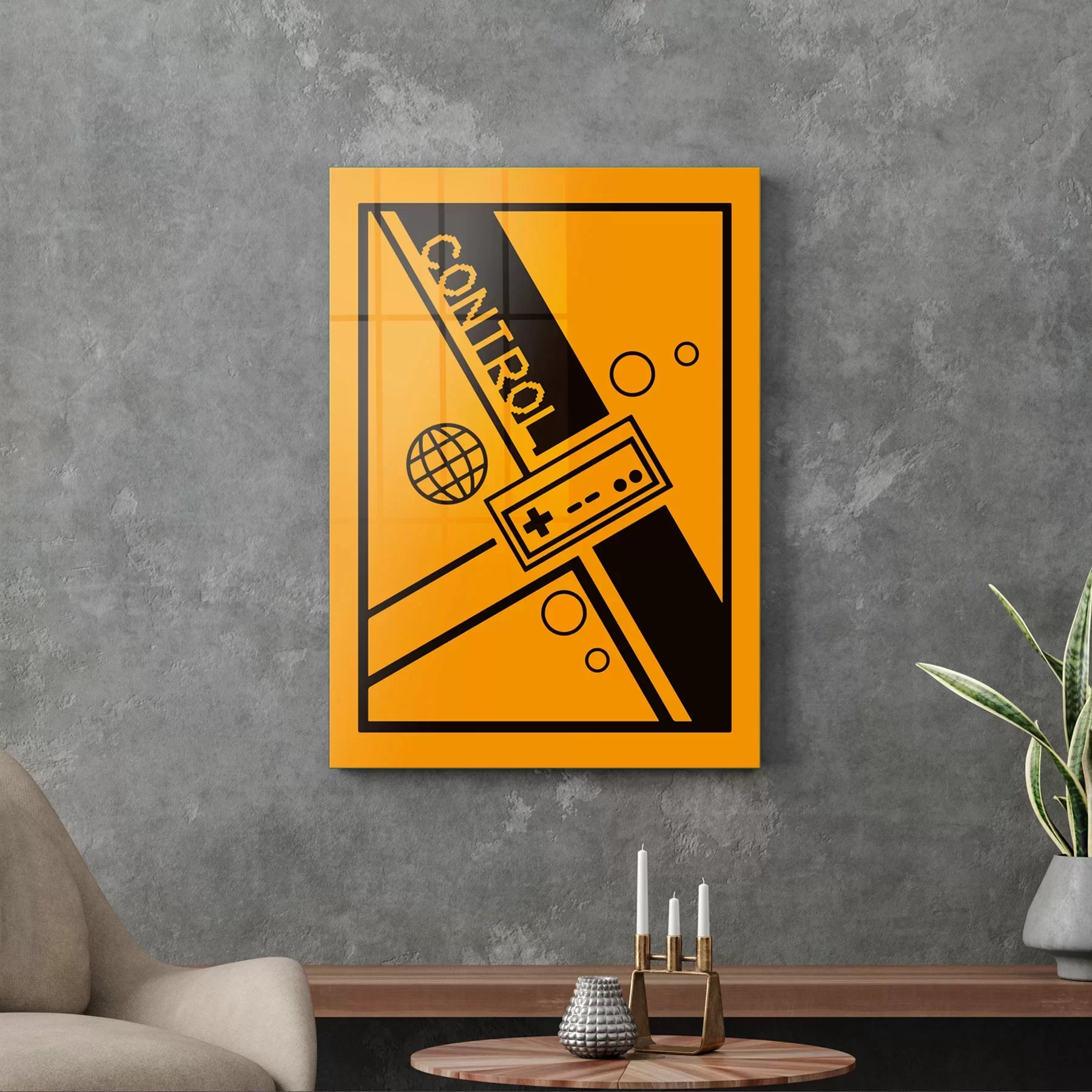 Picture of Decovetro Cam Tablo Game Pad Retro Poster 30x40 cm