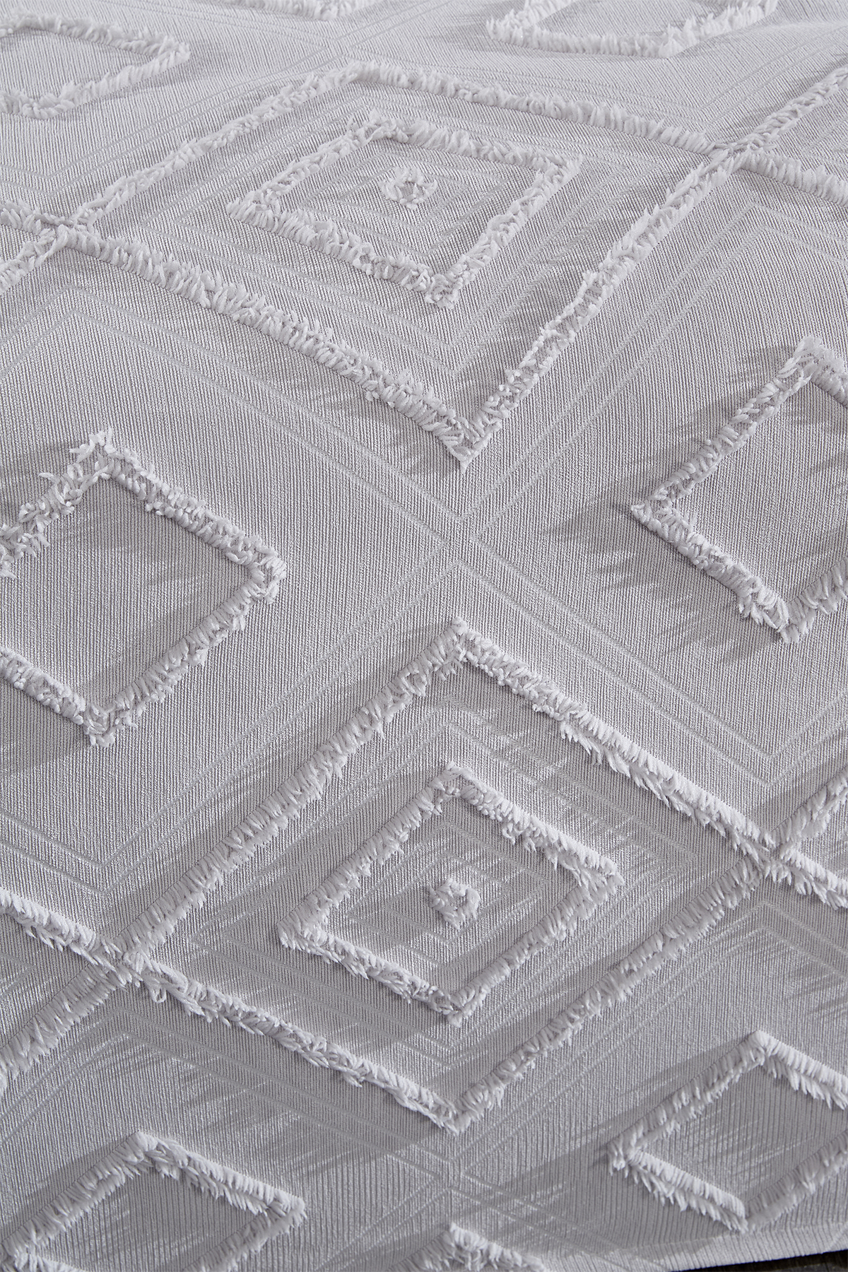 Picture of Çeyiz Diyarı Samira 2 Parça Tek Kişilik Pike Takımı Gri