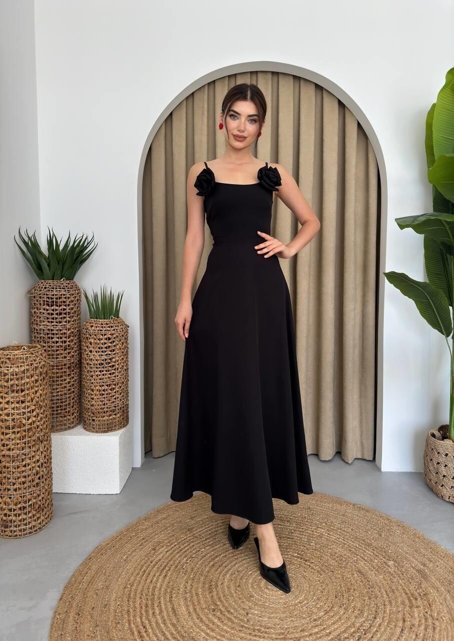 Picture of Matilda Gül İp Askılı Elbise