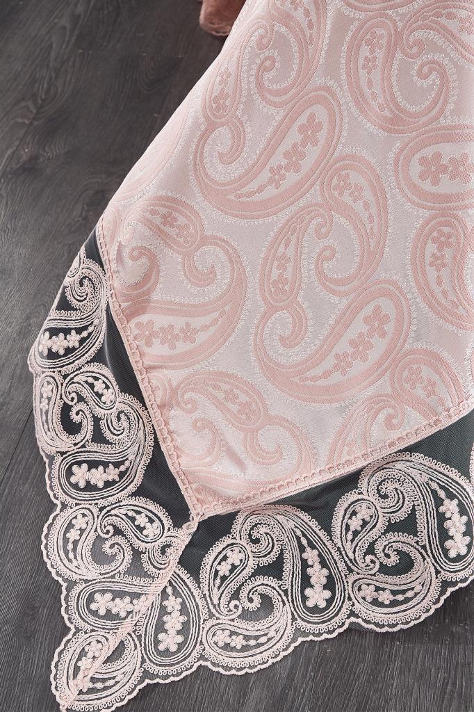 Picture of Çeyiz Diyarı Şal 7 Parça Gelin Seti Pudra