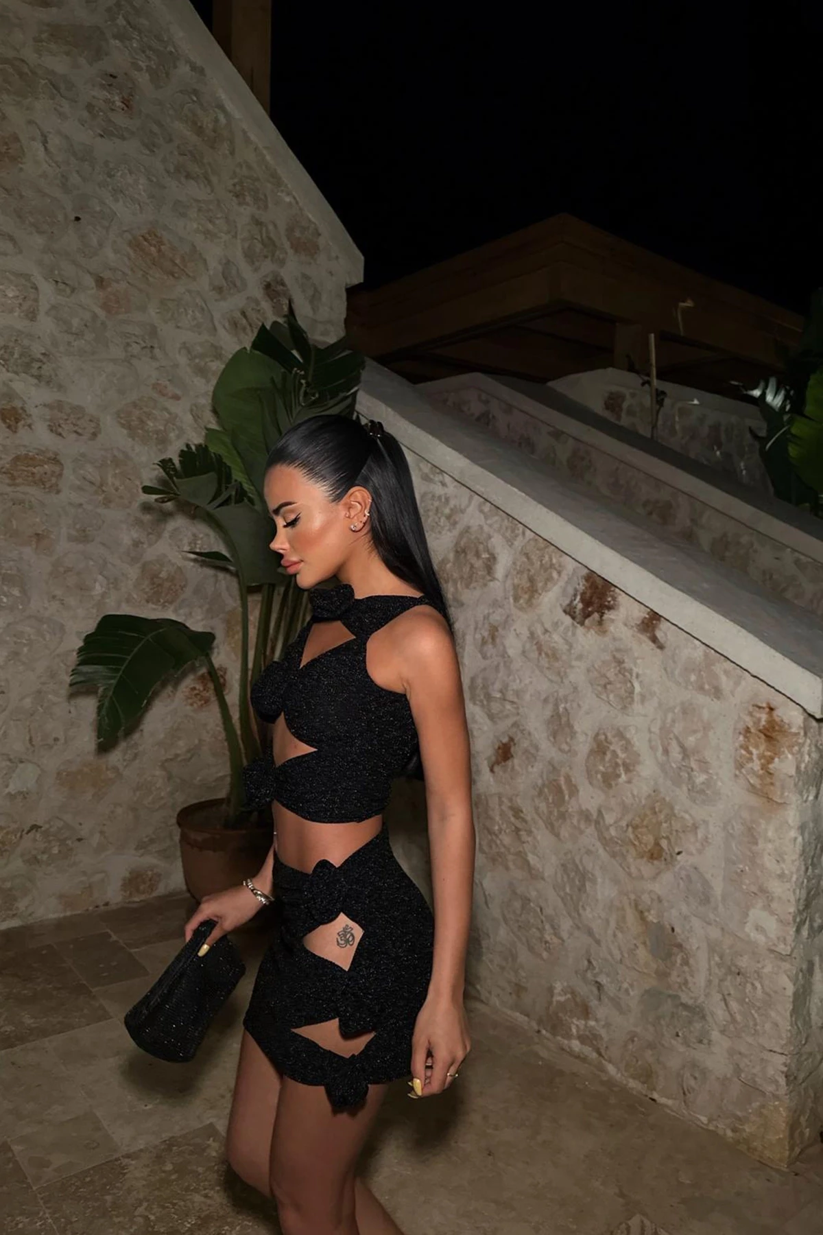 Picture of Black Agnes Glitter Set