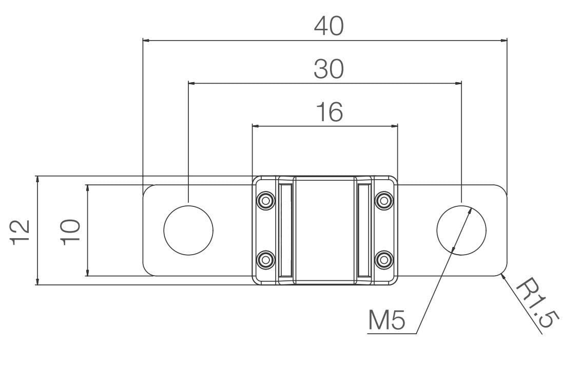 Picture of Midival Sigorta 100 Amper Gri 100A