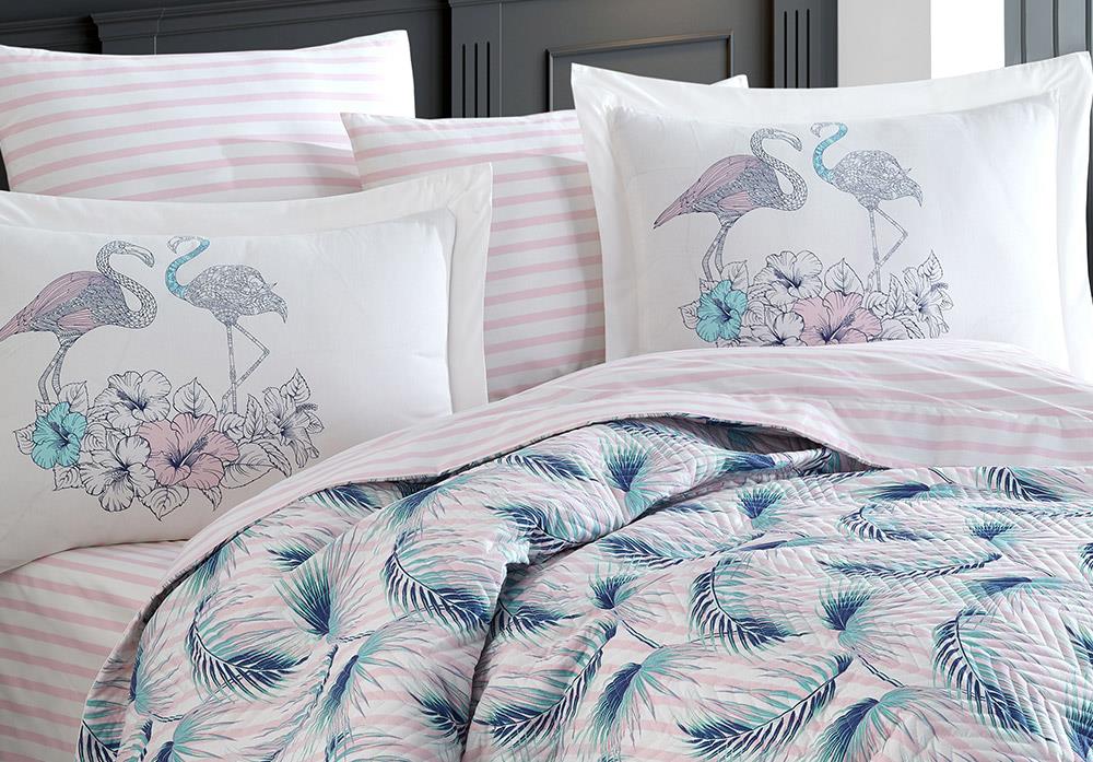 Picture of Florina Çift Kişilik Kapitone Nevresim Takımı Turkuaz