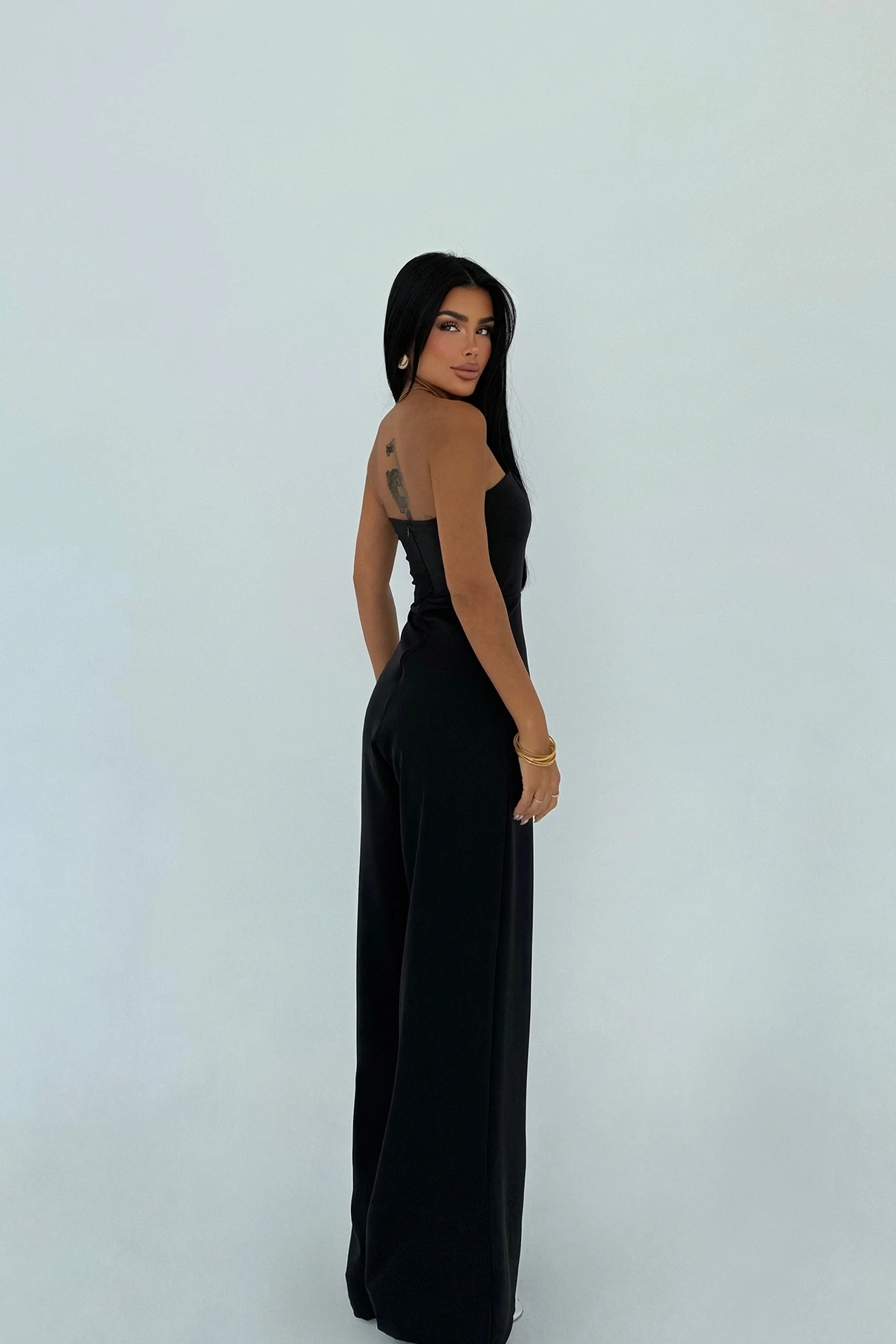 Picture of Black Strapless Jumpsuit